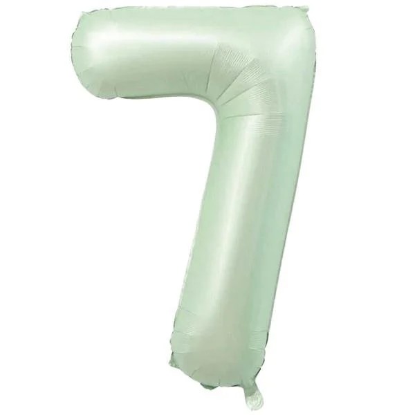 Folyo Balon Rakam Retro Yeşil 76 Cm 34 inç - 7
