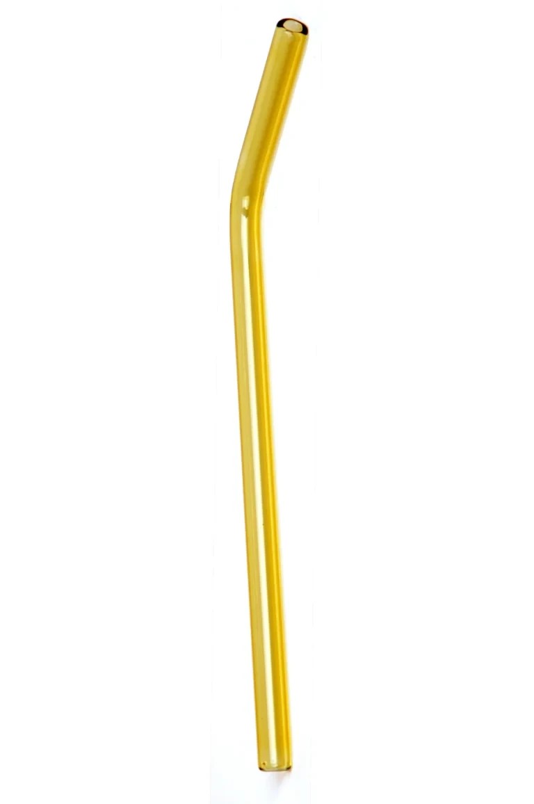 Renkli Cam Pipet - Gold