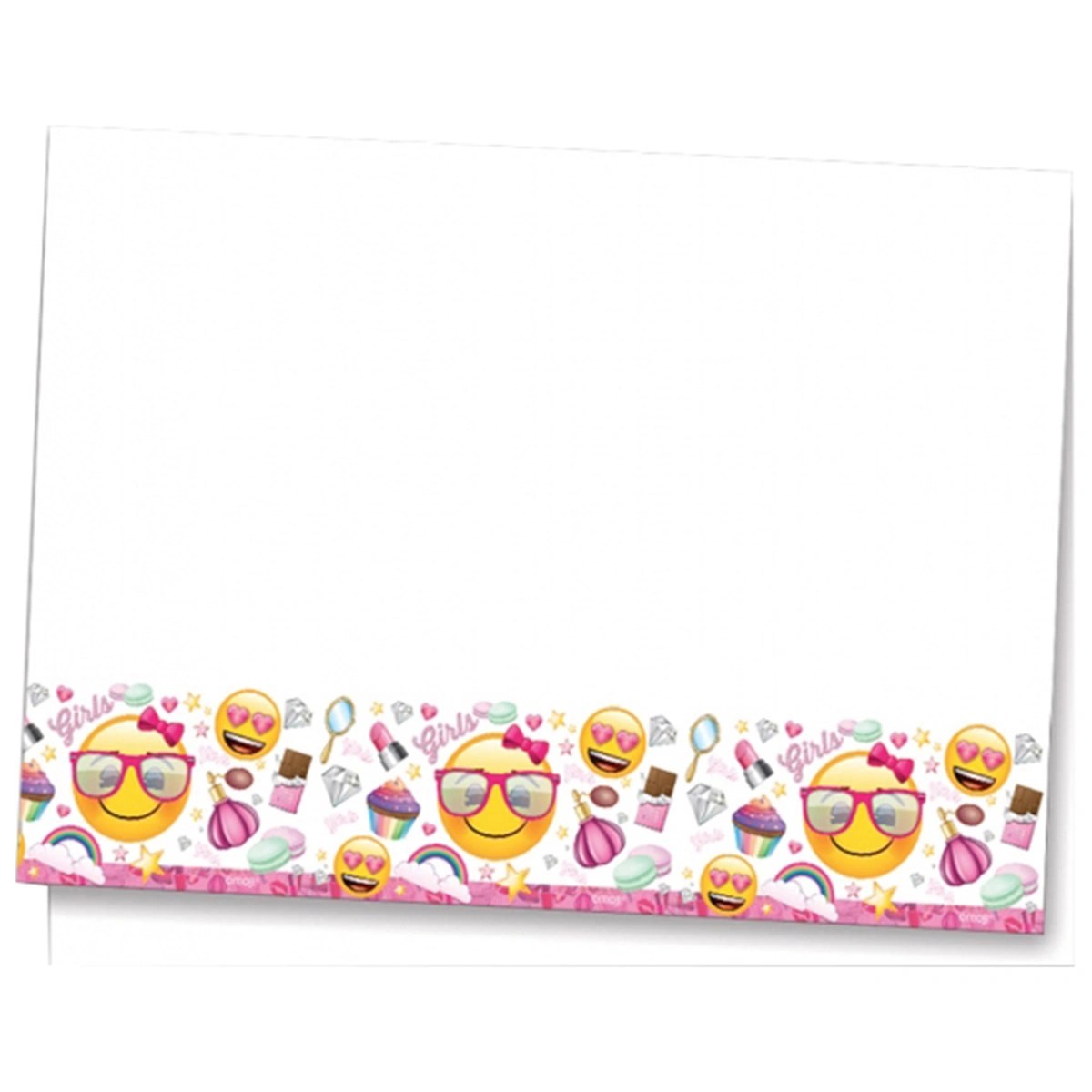 Masa Örtüsü 120x180 Süslü Emoji