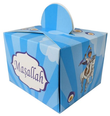 Lokumluk Kare Kutu 25'li 4.5x5.5 Cm - Sünnet Maşallah