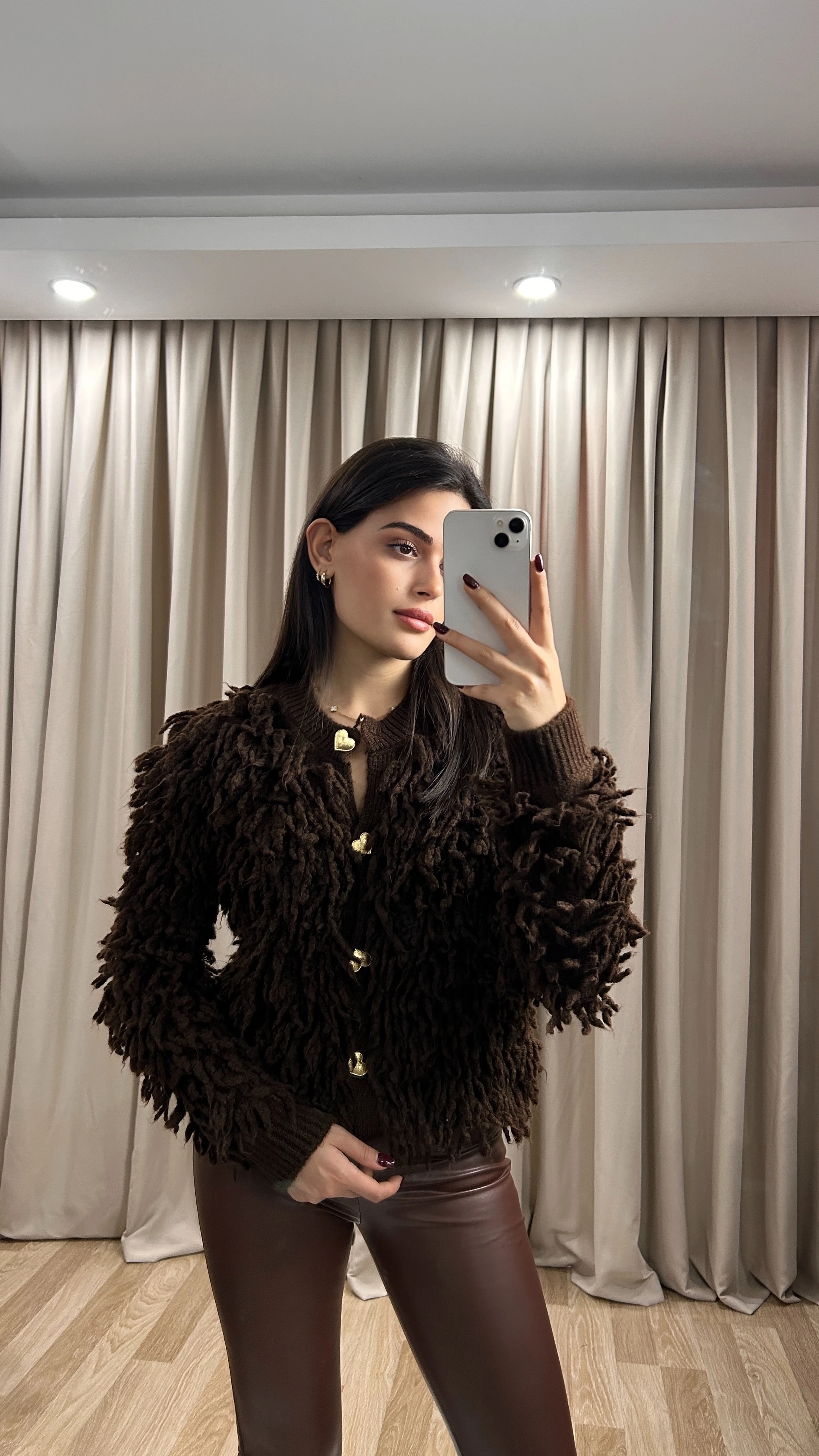 SAÇAKLI HIRKA - Kahverengi