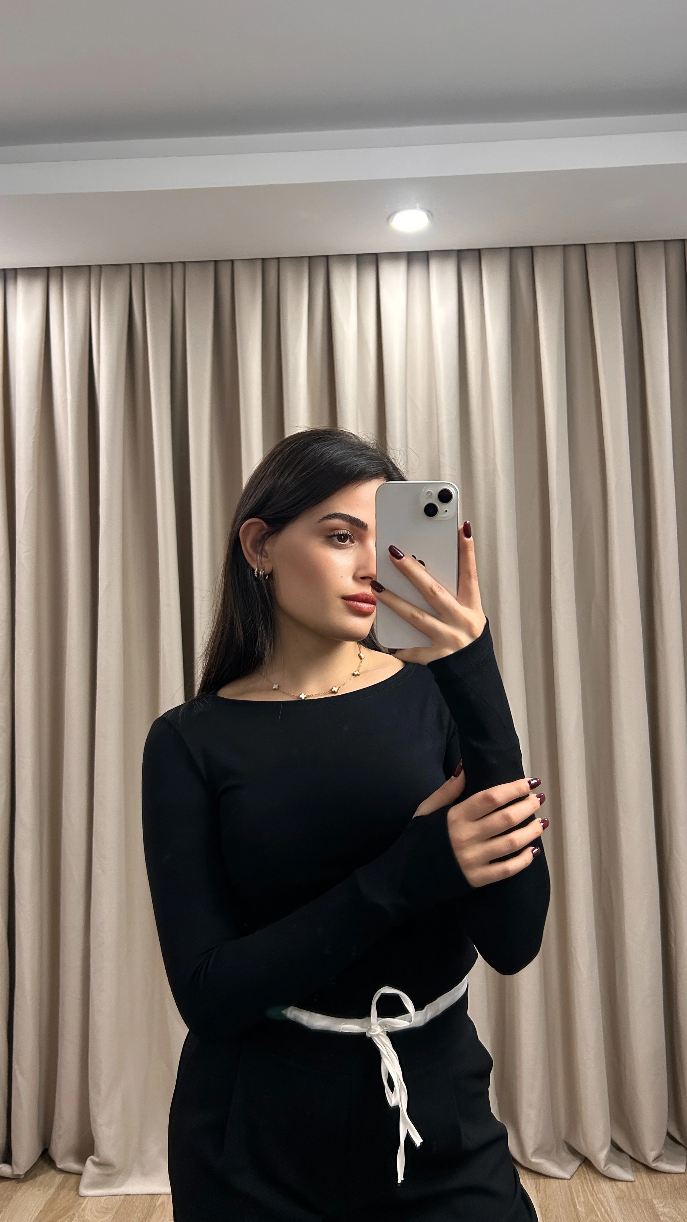 KAYIK YAKA BASIC - Siyah