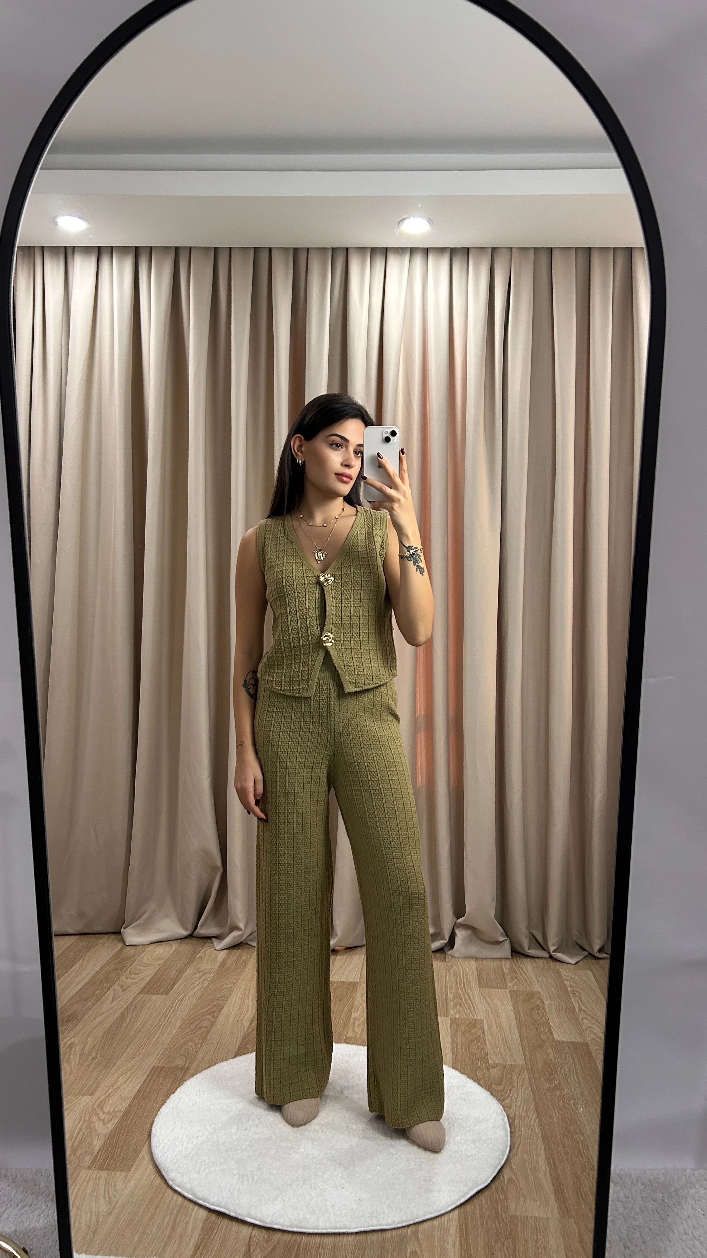 YELEKLİ TRİKO İKİLİ TAKIM