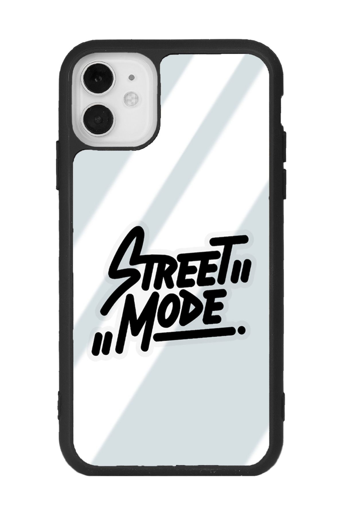 iPhone 11 Street Mode Tasarımlı Aynalı Glossy Telefon Kılıfı