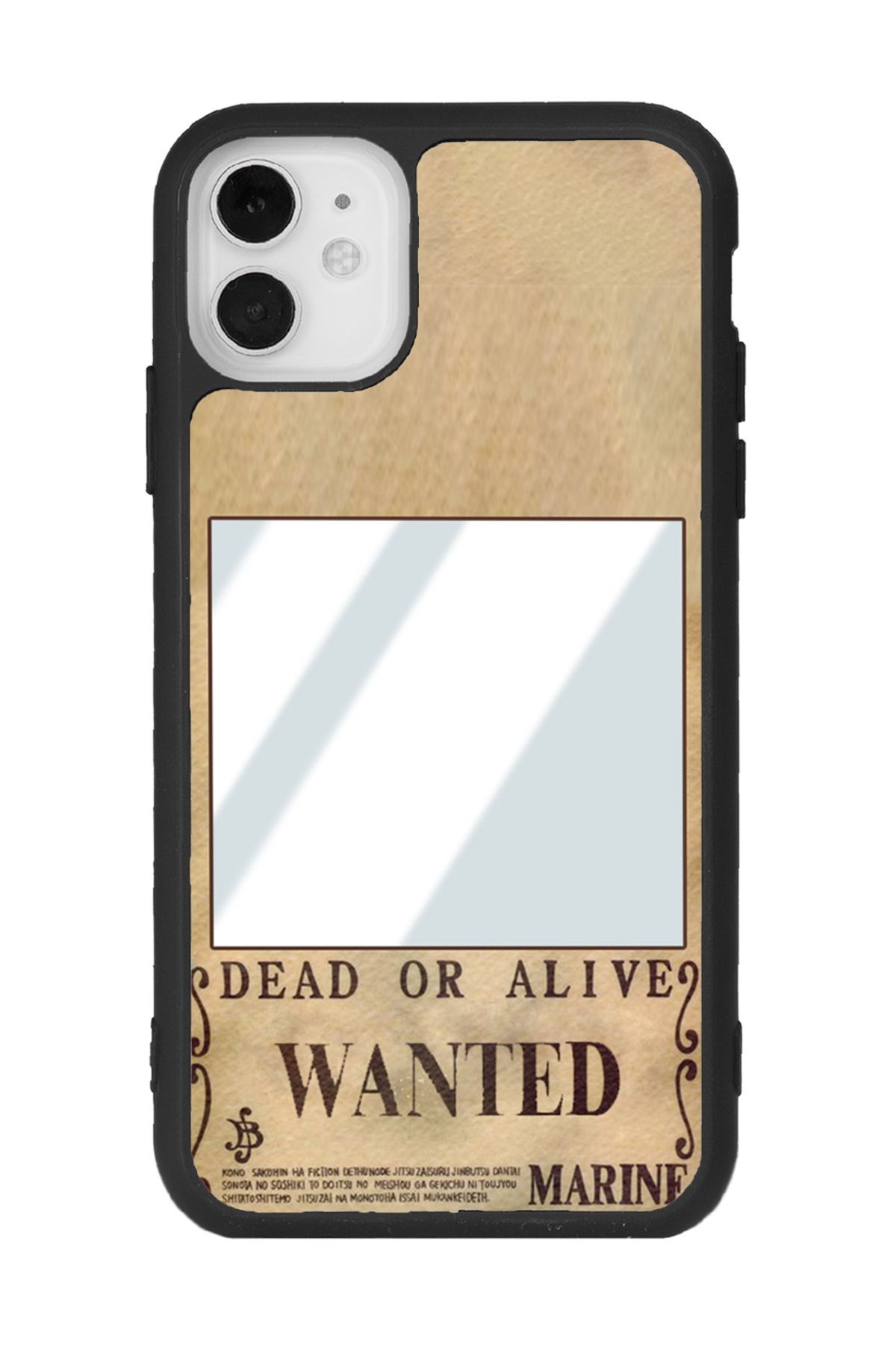 iPhone 11 Wanted Tasarımlı Aynalı Glossy Telefon Kılıfı