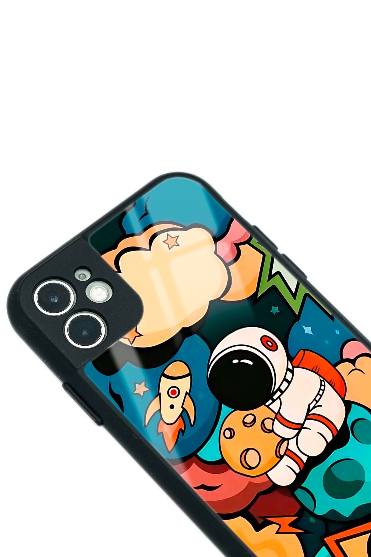 iPhone 11 Baby Astronaut Tasarımlı Glossy Telefon Kılıfı