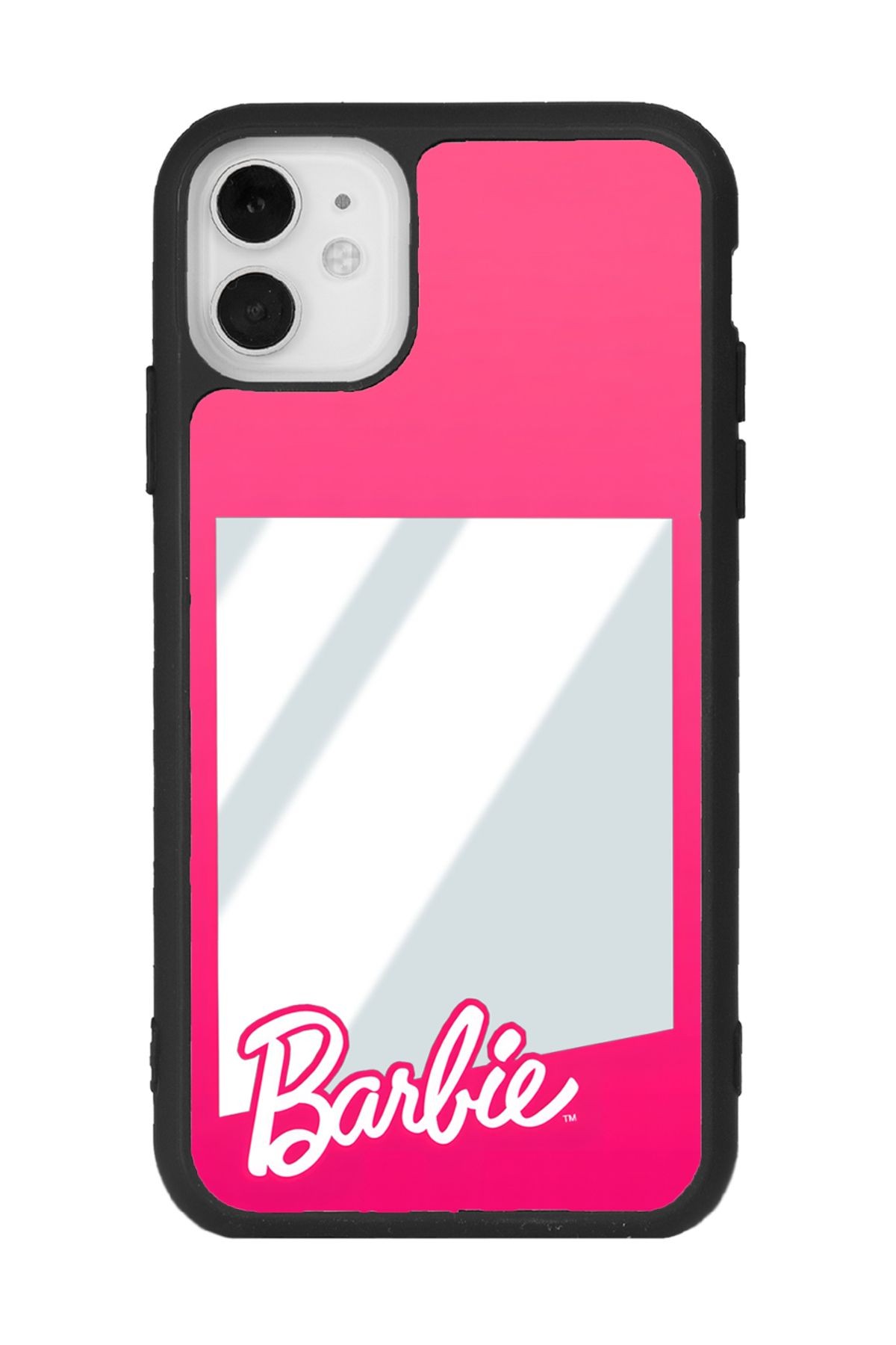 iPhone 11  Uyumlu Barbie Ayna Tasarımlı Aynalı Glossy Telefon Kılıfı