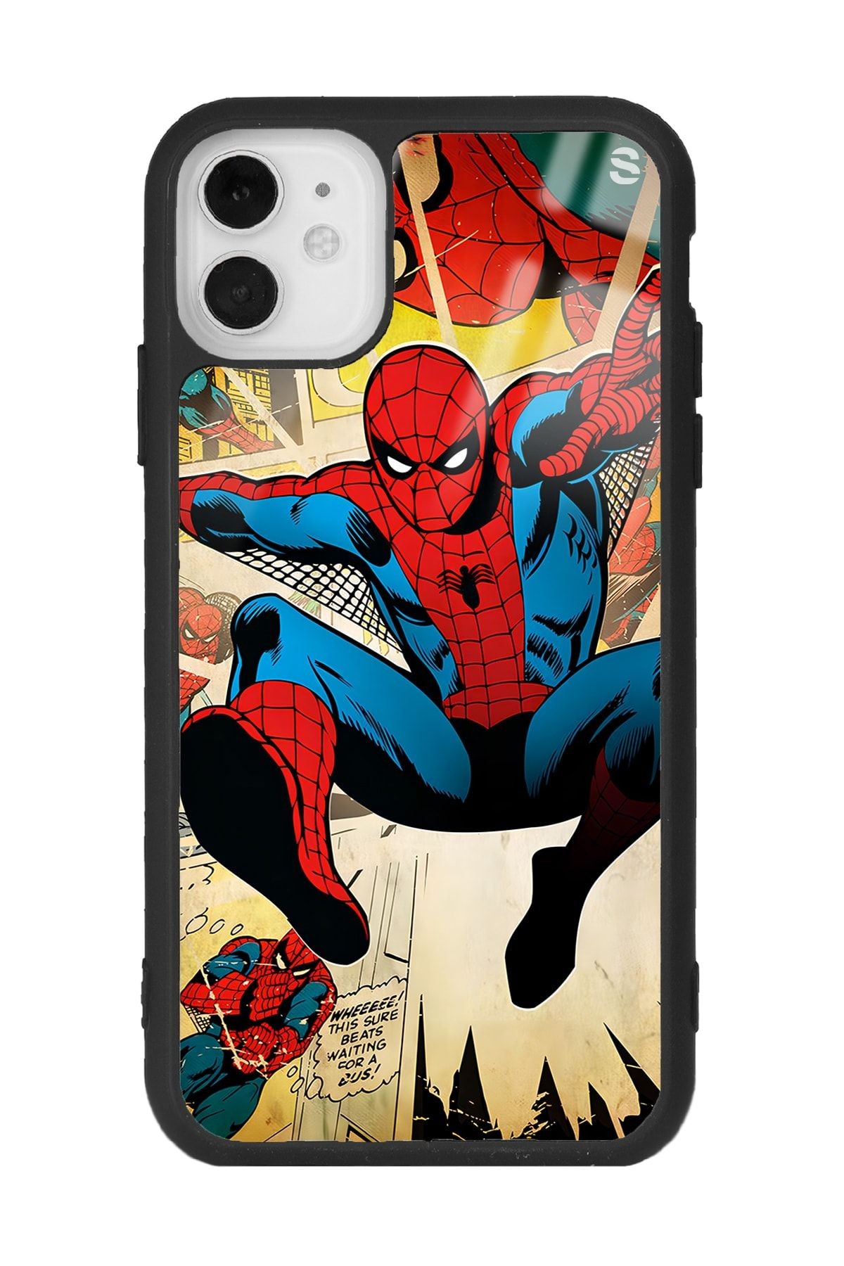 iPhone 11  Uyumlu Spider-man Örümcek Adam Tasarımlı Glossy Telefon Kılıfı