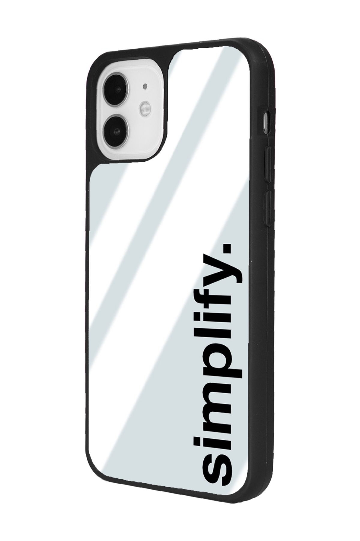 iPhone 11 Simplify Tasarımlı Aynalı Glossy Telefon Kılıfı