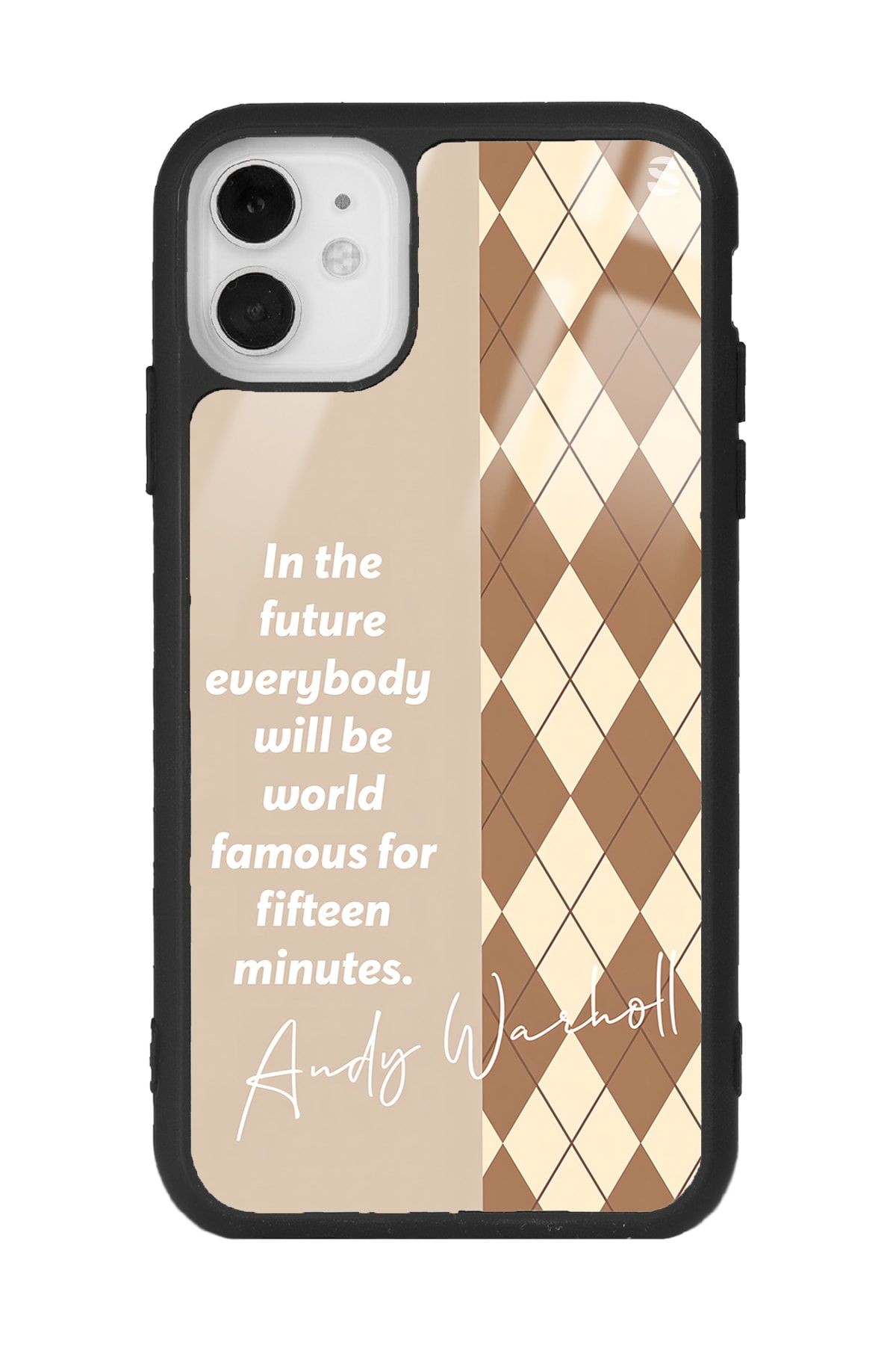iPhone 11 Andy Ekose Tasarımlı Glossy Telefon Kılıfı