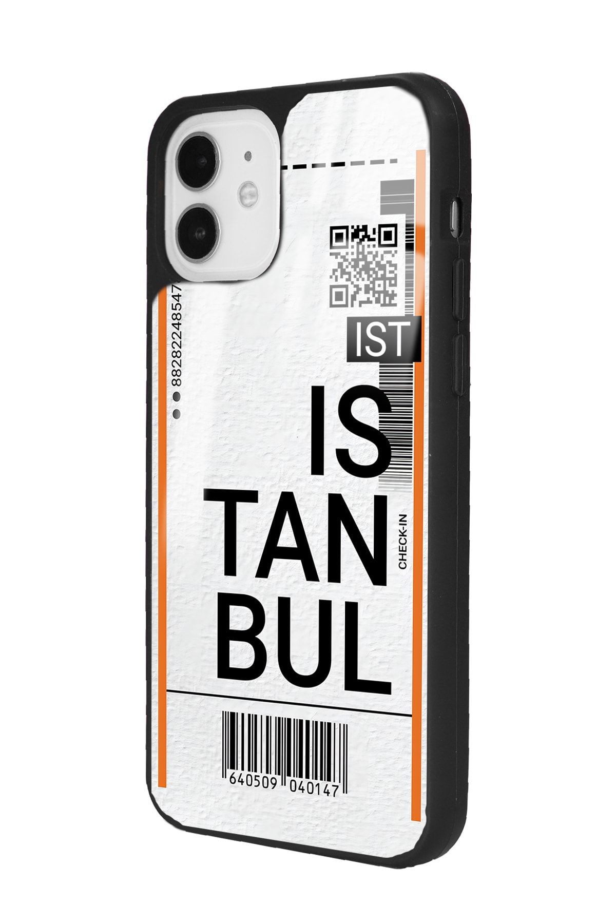 iPhone 11 Bilet Tasarımlı Tasarımlı Glossy Telefon Kılıfı
