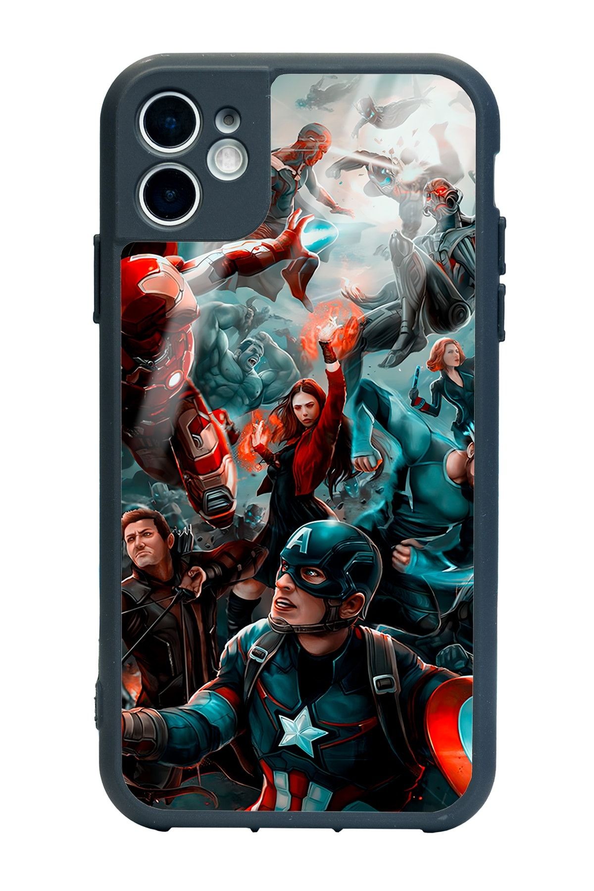 iPhone 11 Avengers Ultron Tasarımlı Glossy Telefon Kılıfı