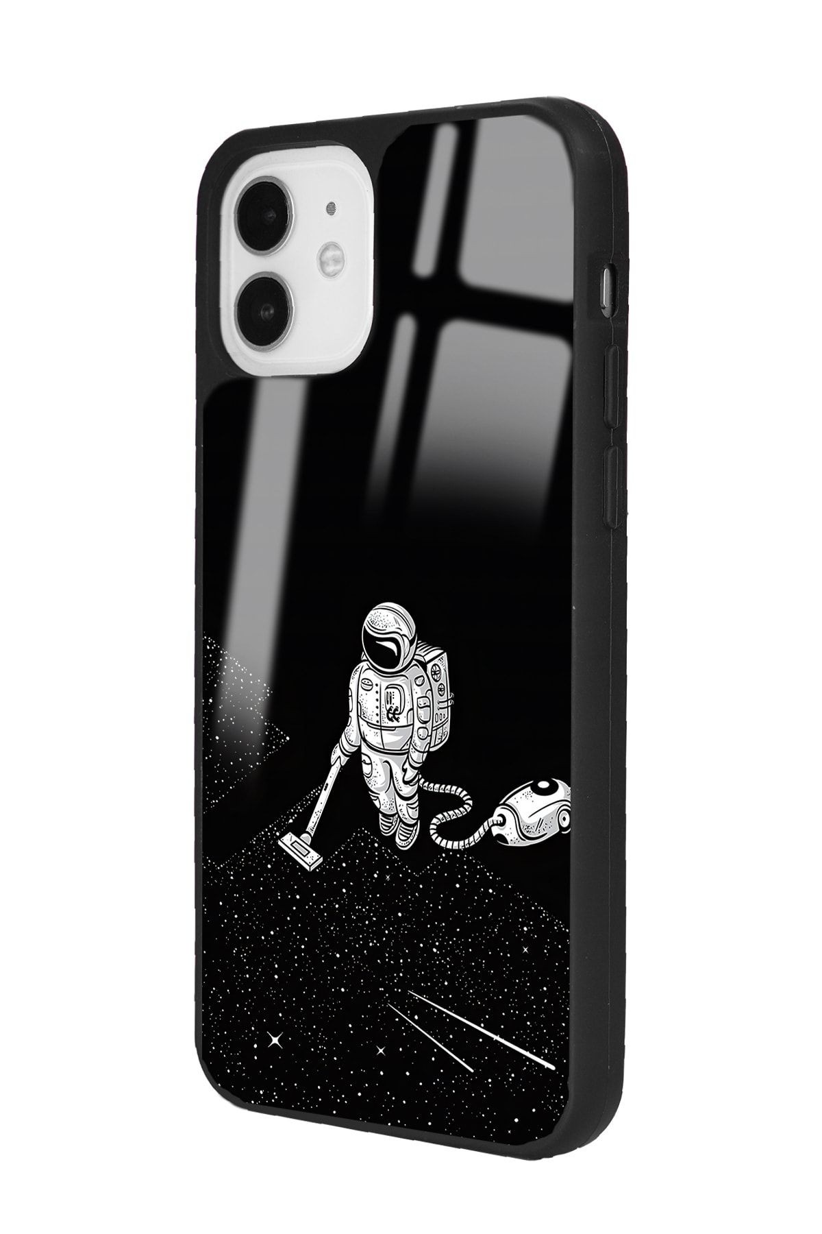 iPhone 11 Astronot Tatiana Tasarımlı Glossy Telefon Kılıfı