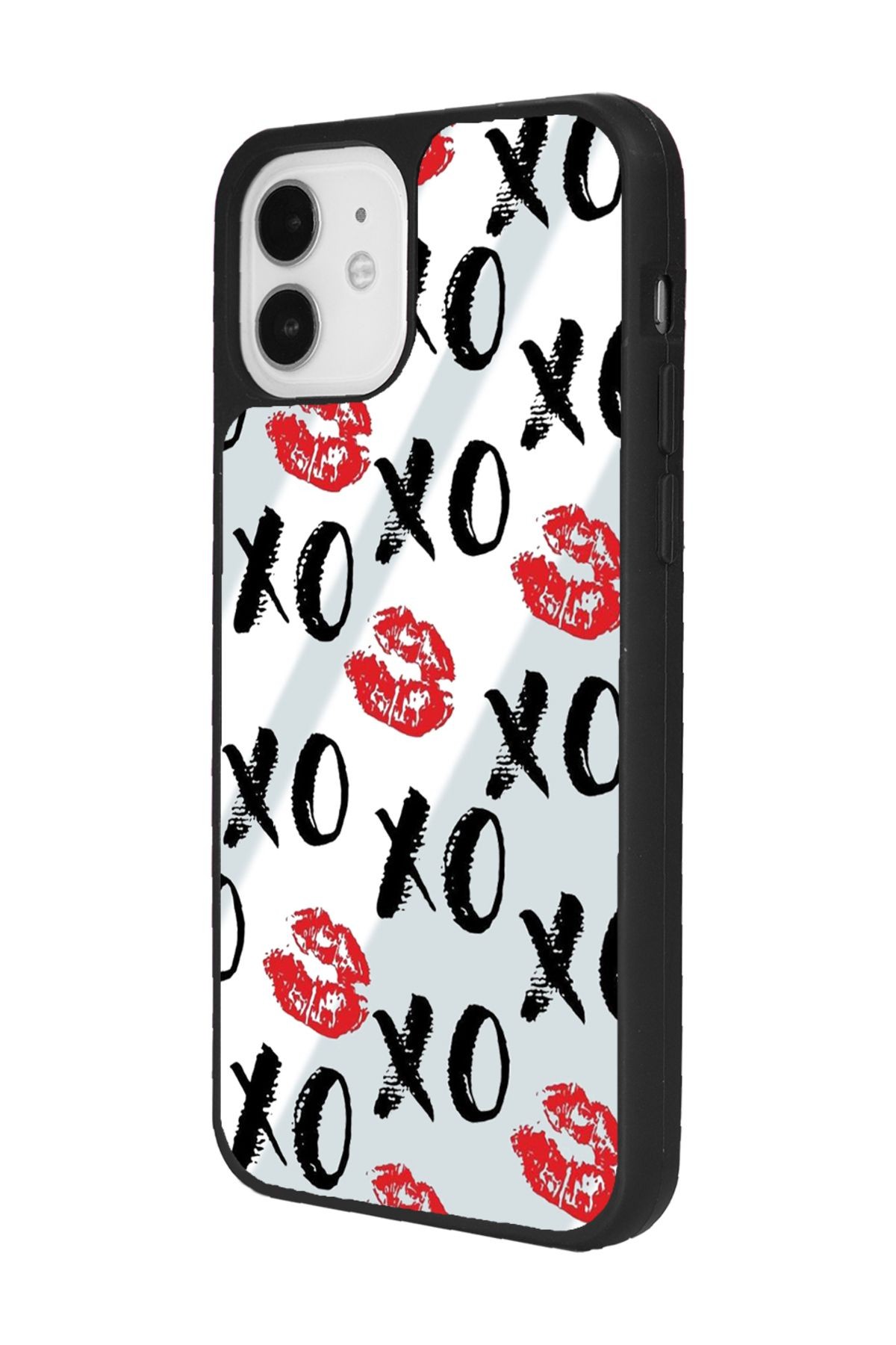 iPhone 11 XOX Tasarımlı Aynalı Glossy Telefon Kılıfı