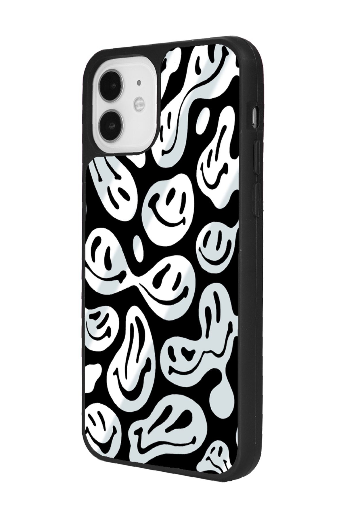 iPhone 11 Smile Tasarımlı Aynalı Glossy Telefon Kılıfı
