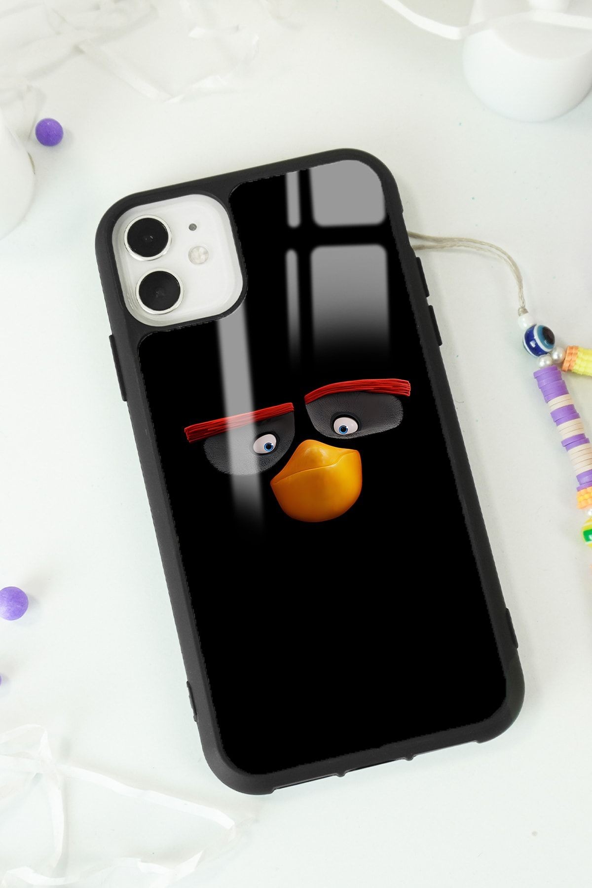 iPhone 11 Black Tasarımlı Glossy Telefon Kılıfı
