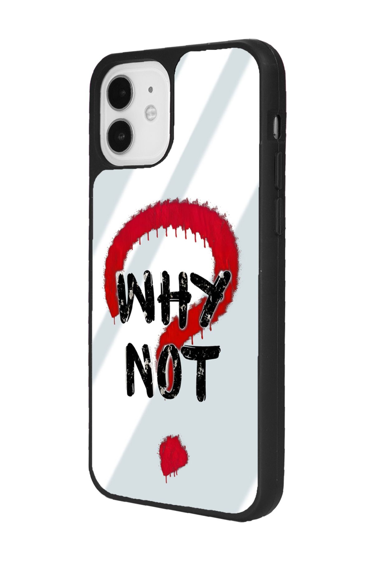 iPhone 11 Why Not Tasarımlı Aynalı Glossy Telefon Kılıfı