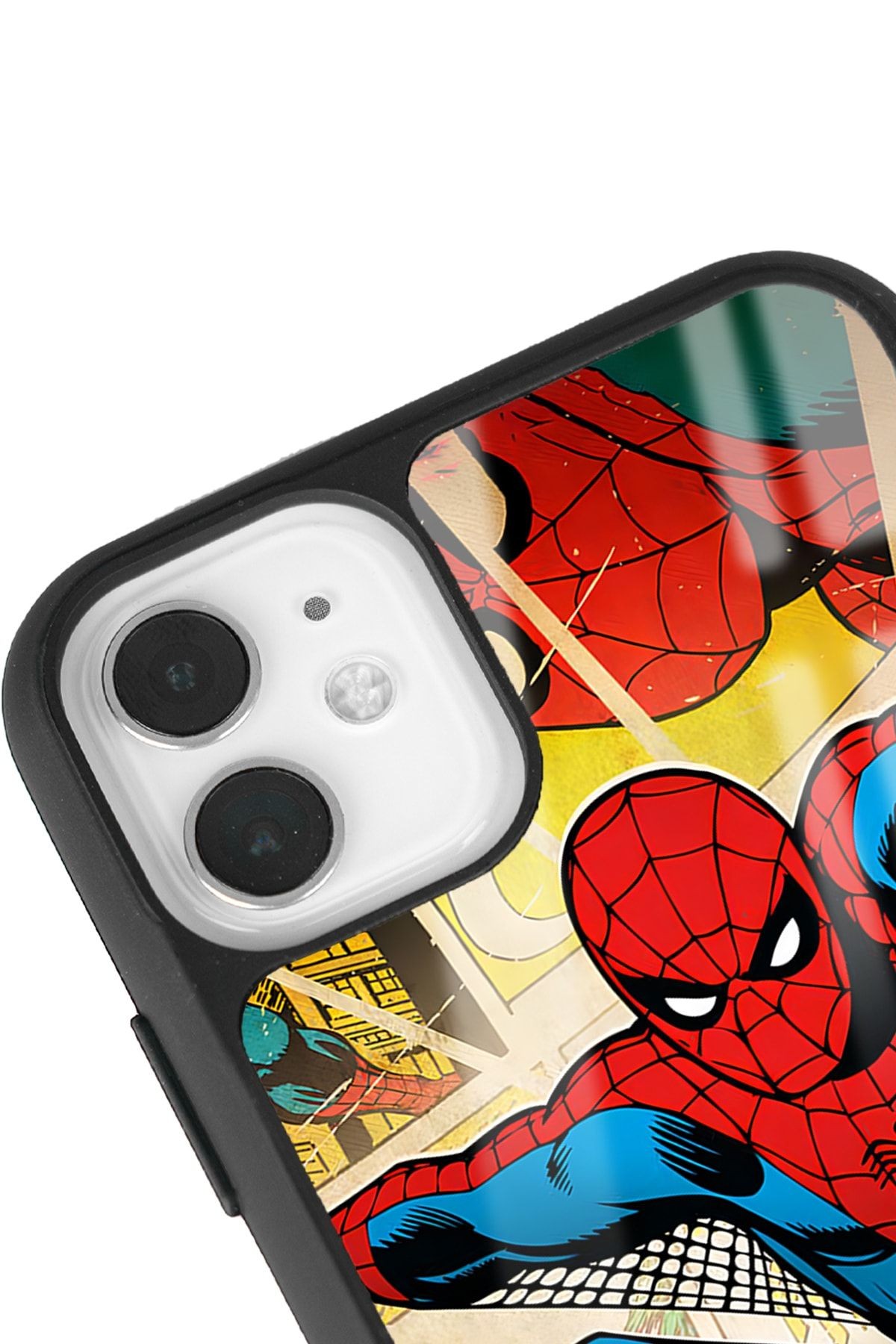 iPhone 11  Uyumlu Spider-man Örümcek Adam Tasarımlı Glossy Telefon Kılıfı
