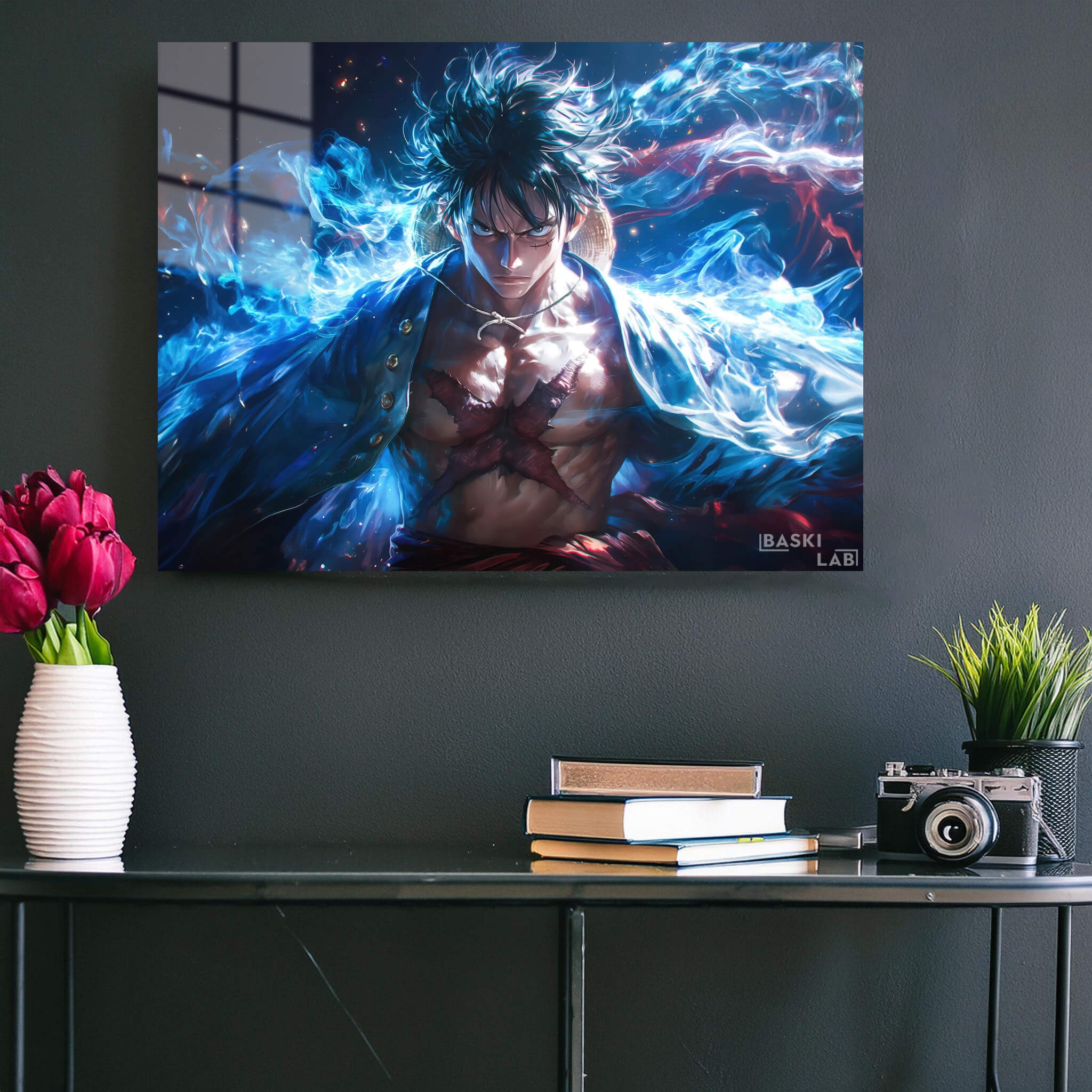 Luffy Scar Metal Poster 195