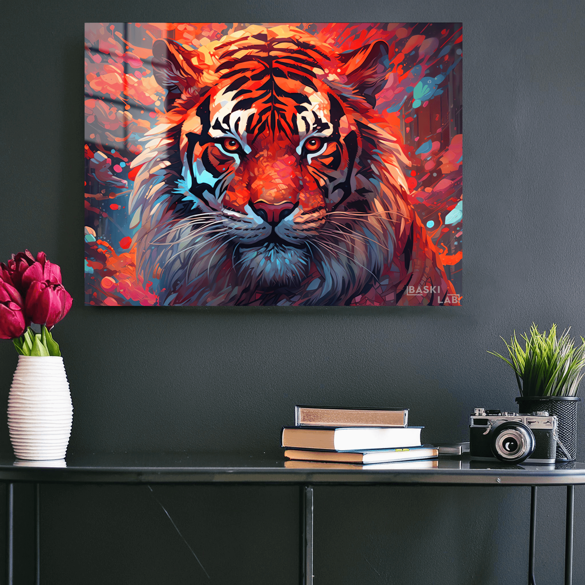 Digital Tiger Metal Poster 10