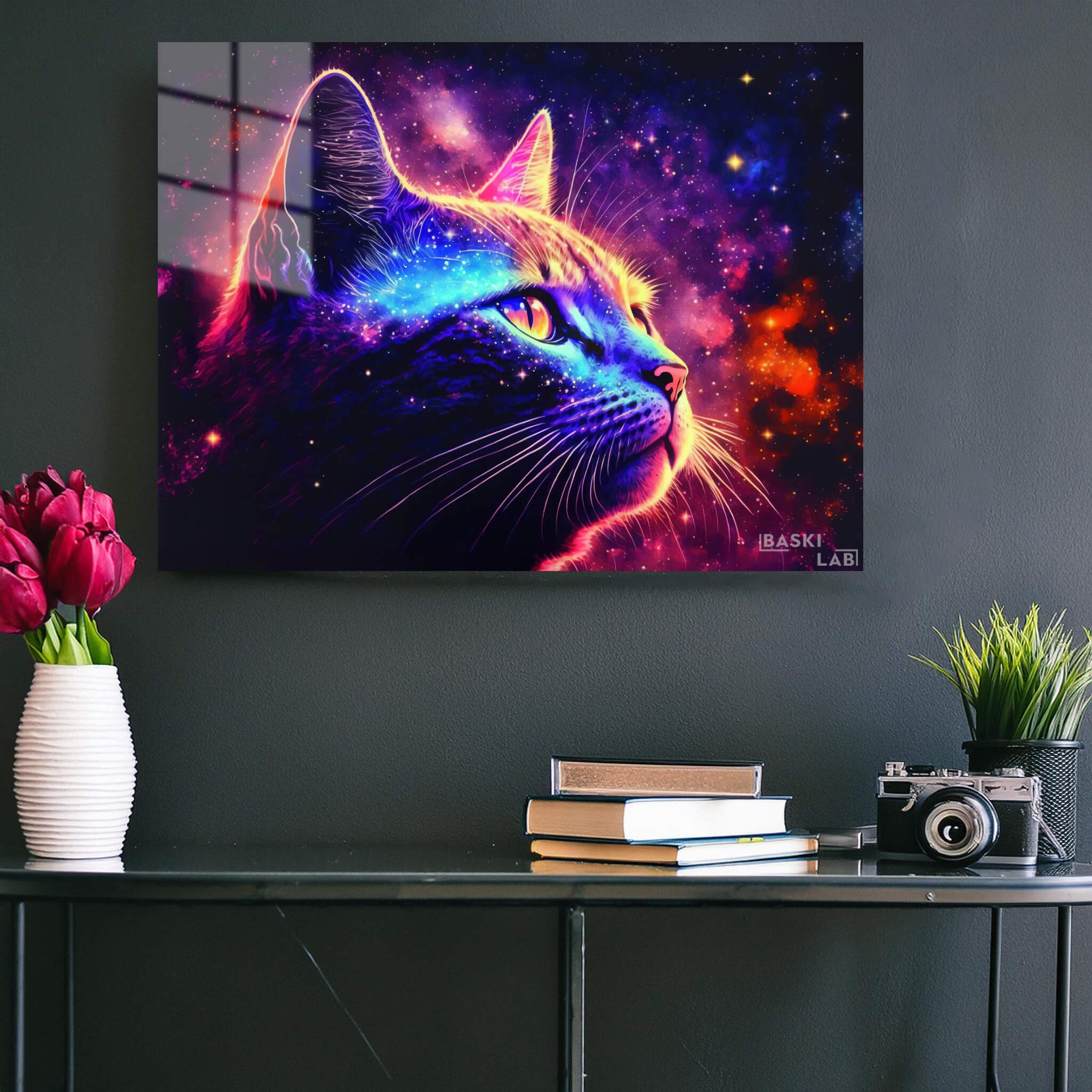 Cat Colorful Metal Poster 198