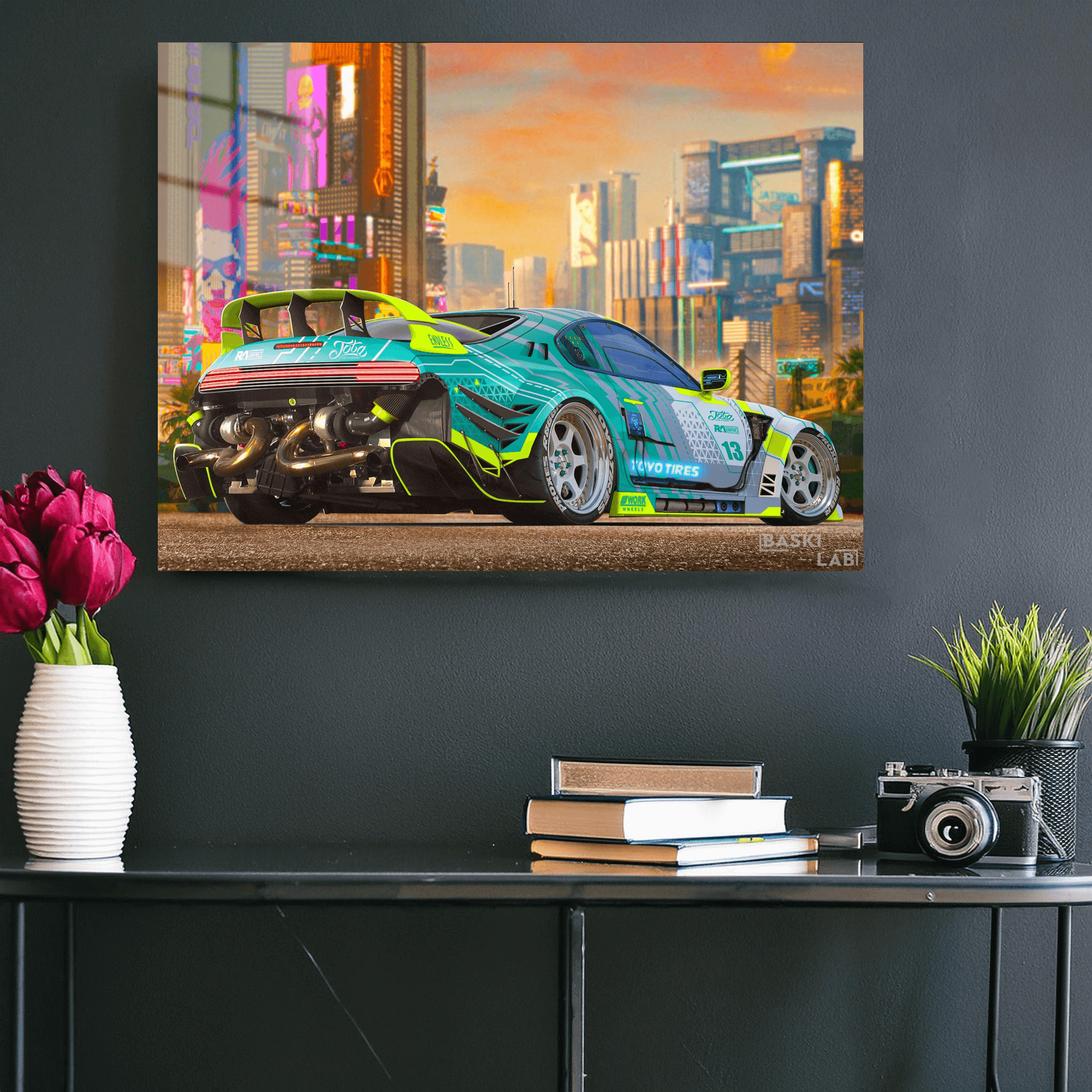 Toyota Supra Metal Poster 18