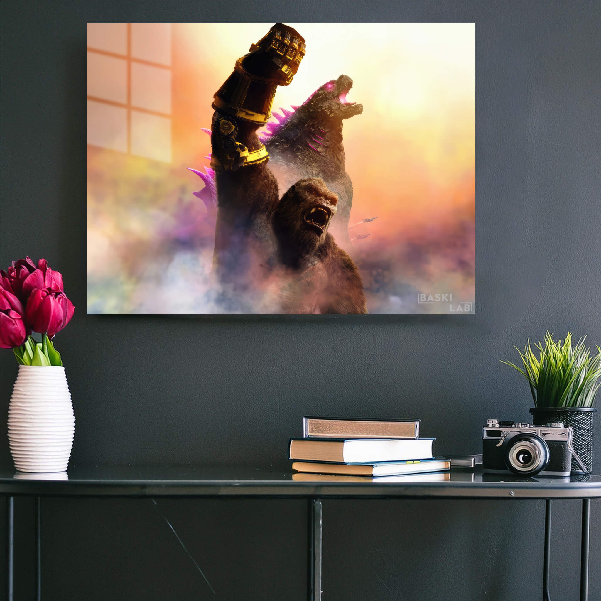 Godzilla Kong Metal Poster 179