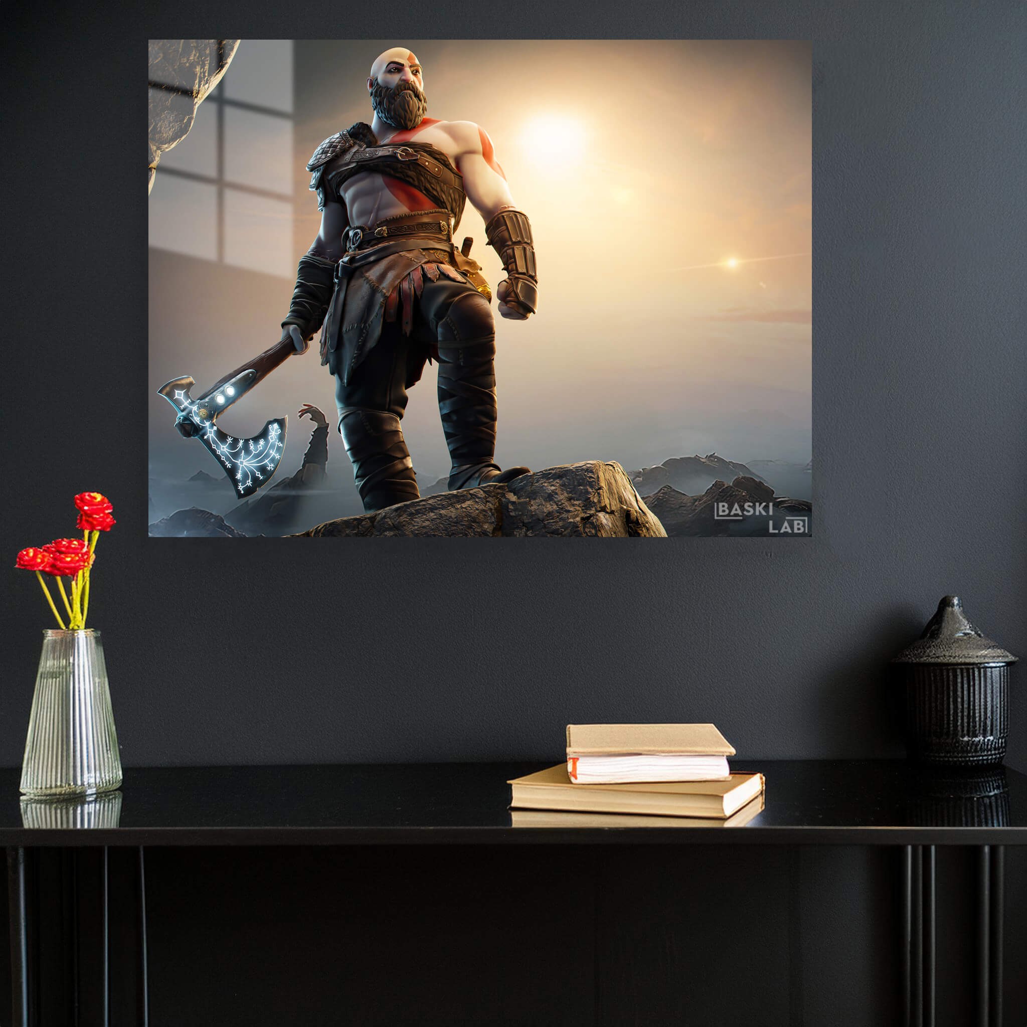 Kratos God of War (3) Metal Poster 114