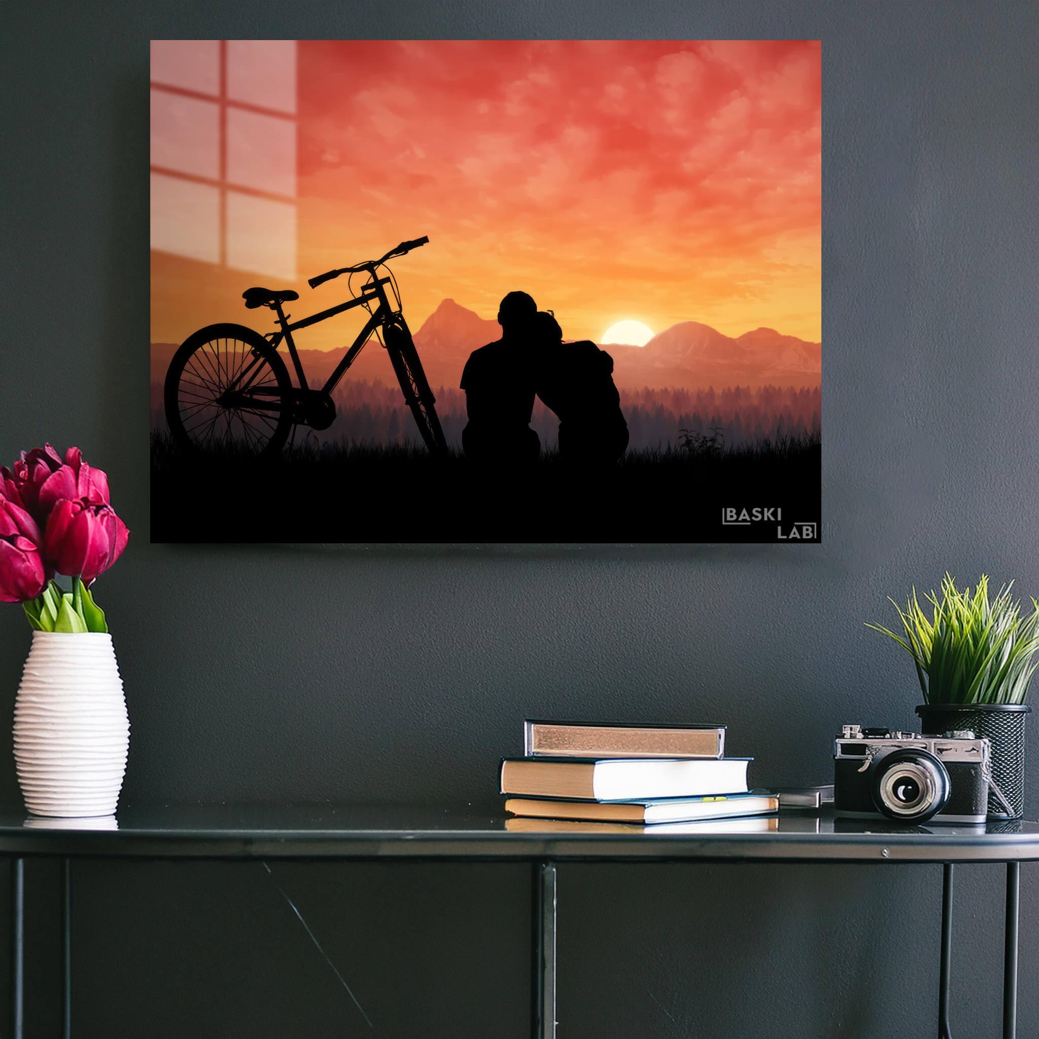 Sunset Couple Metal Poster 153