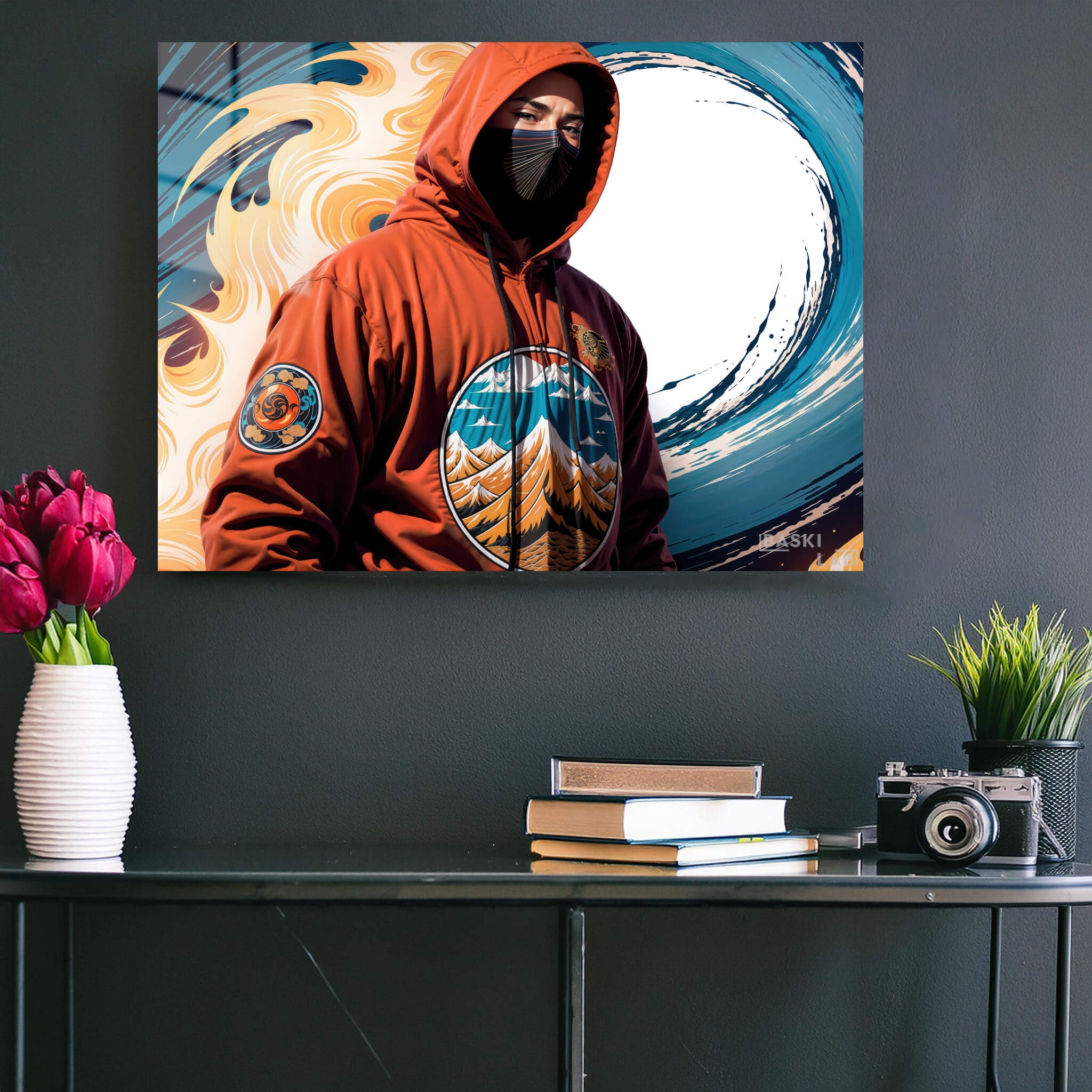 Anime Boy Hoodie Metal Poster 196