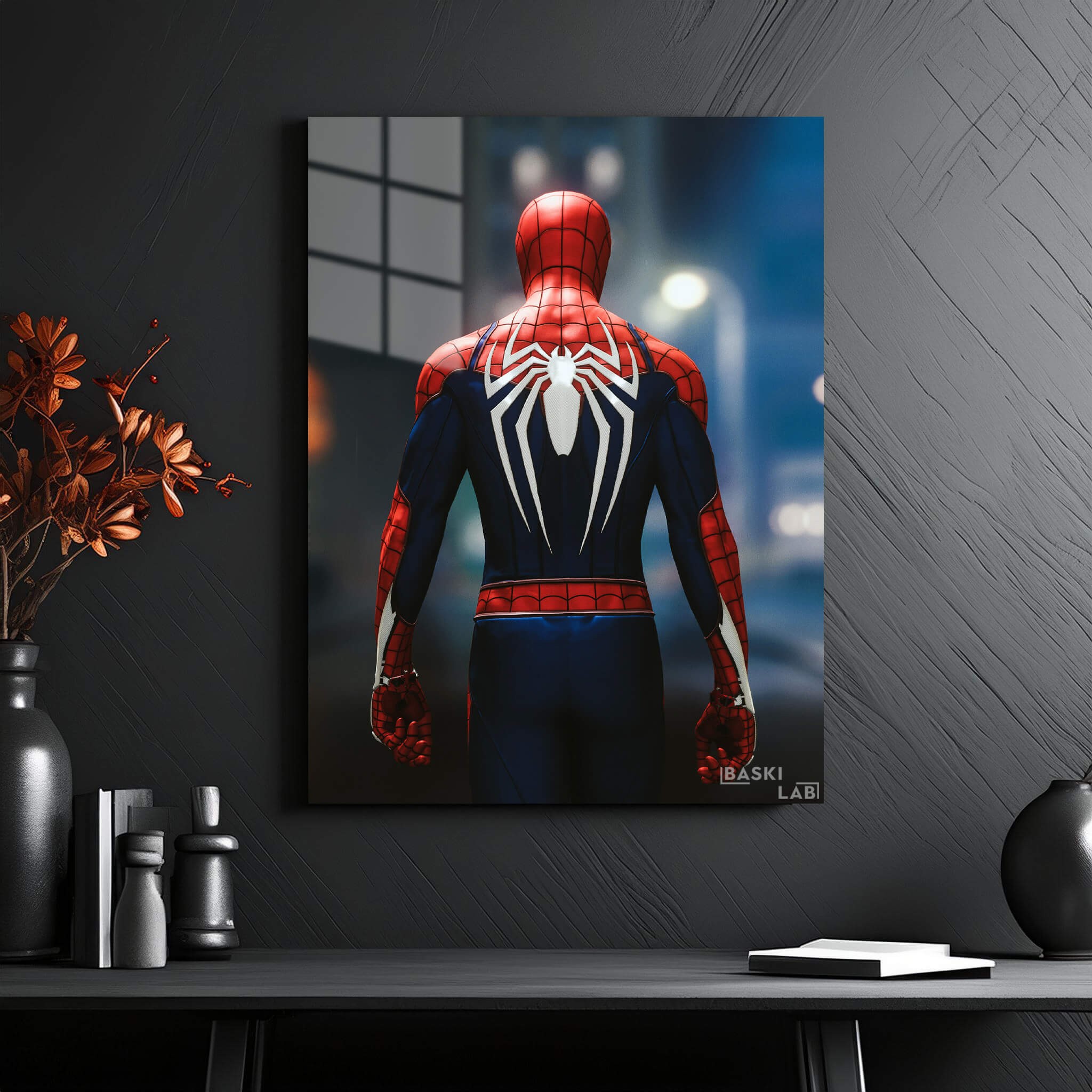 Spiderman Street Metal Poster 171