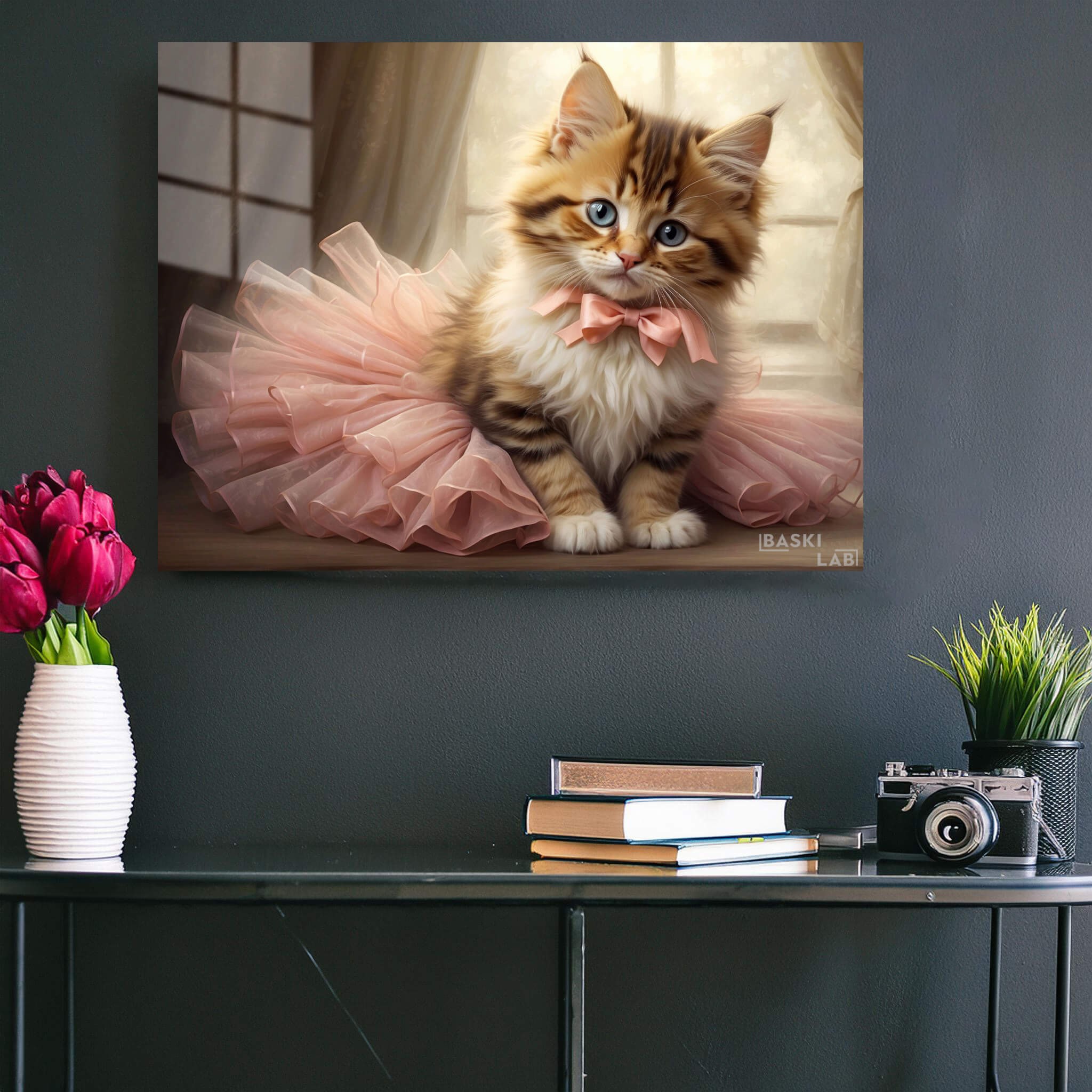 Adorable Cute Cat 37 Metal Poster