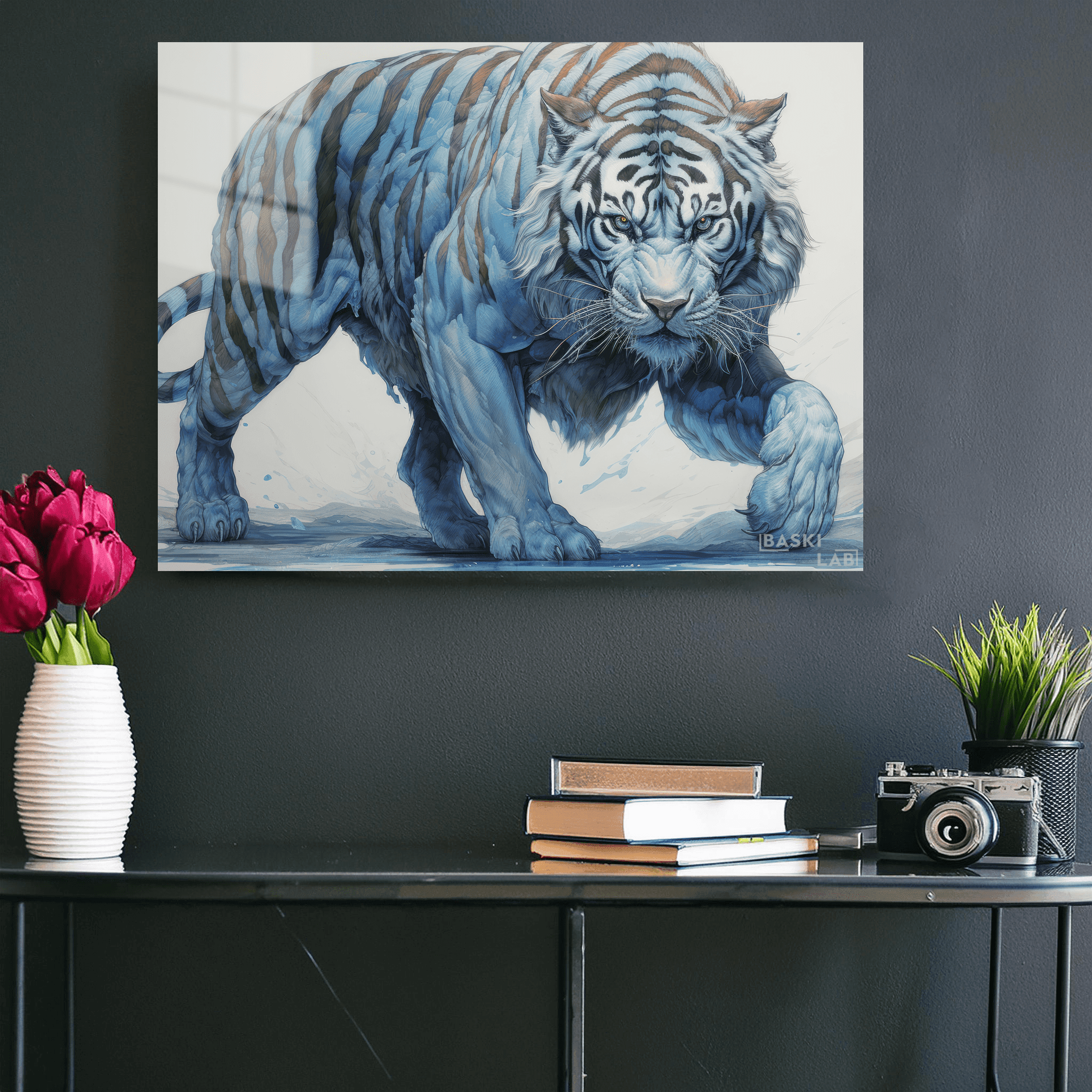 White Tiger Metal Poster 28