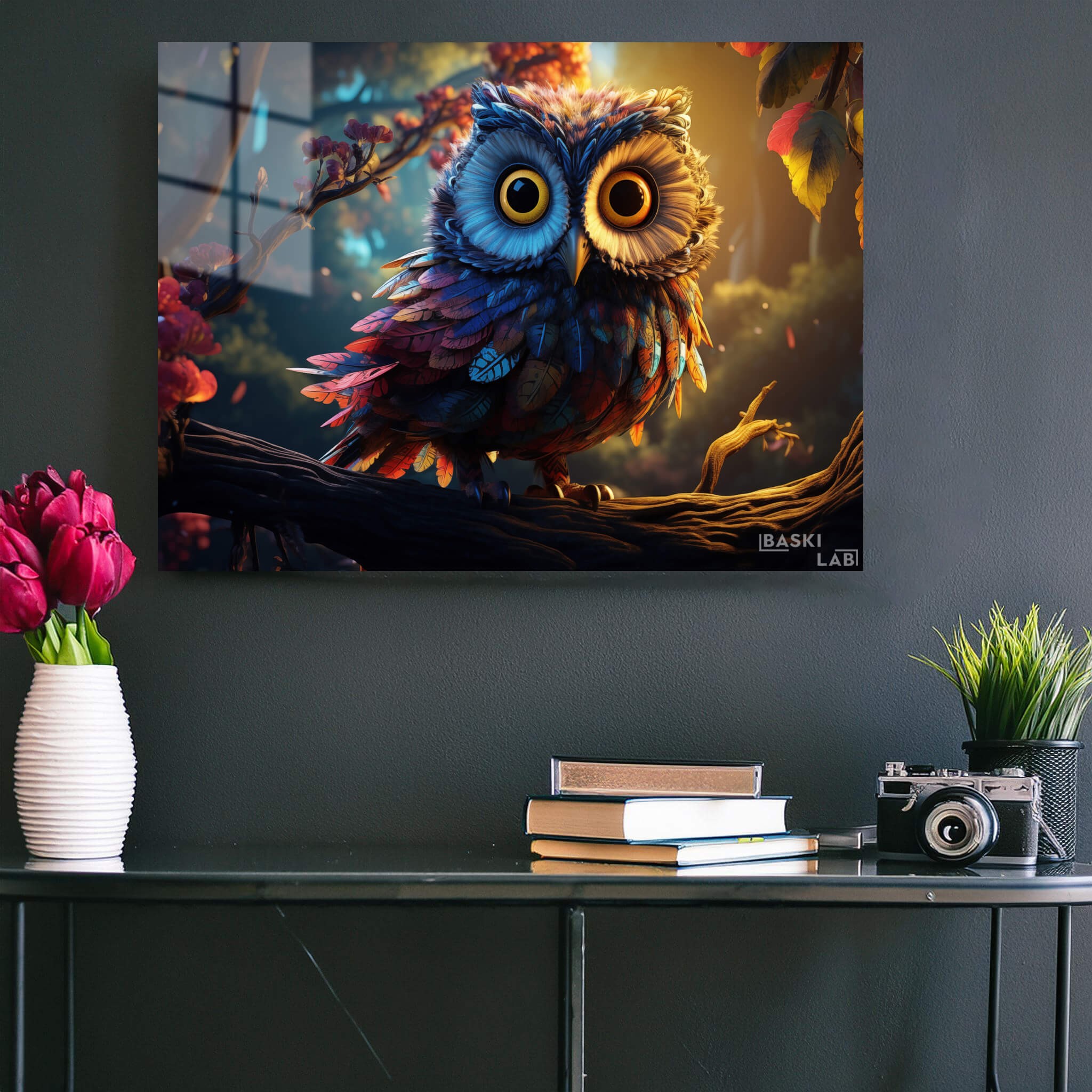 Owl Art Metal Poster 192