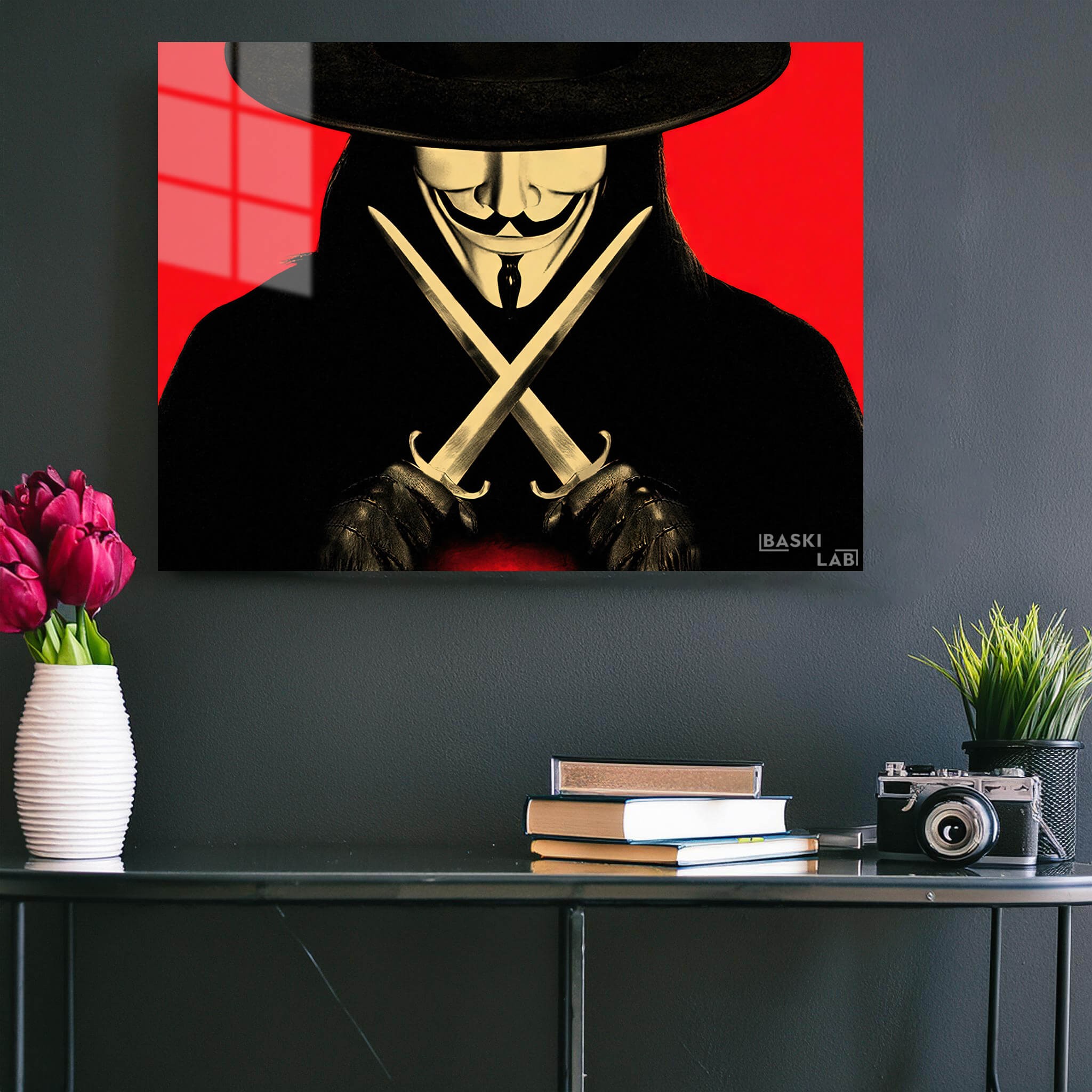 VfV Anonymous Mask Metal Poster 189