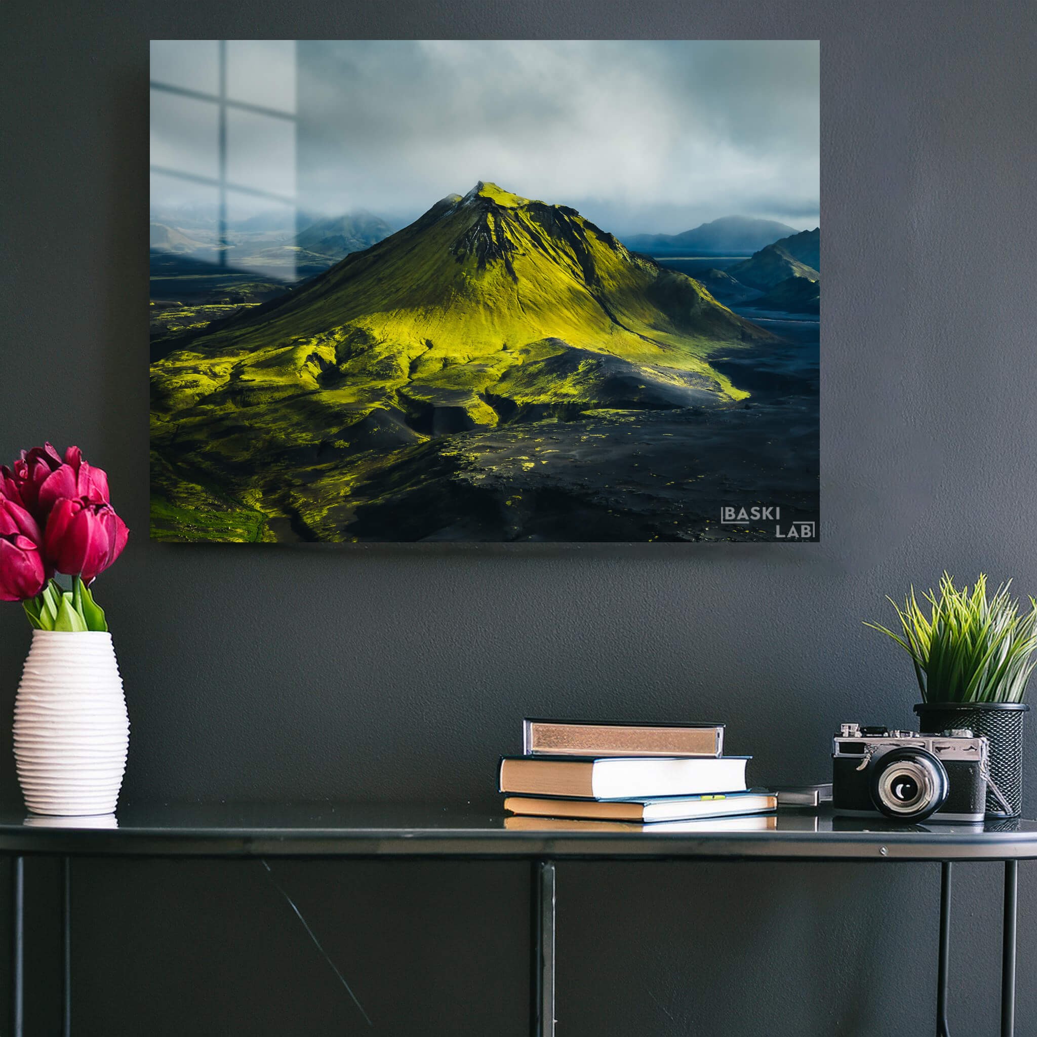 Maelifell Volcano Metal Poster 125