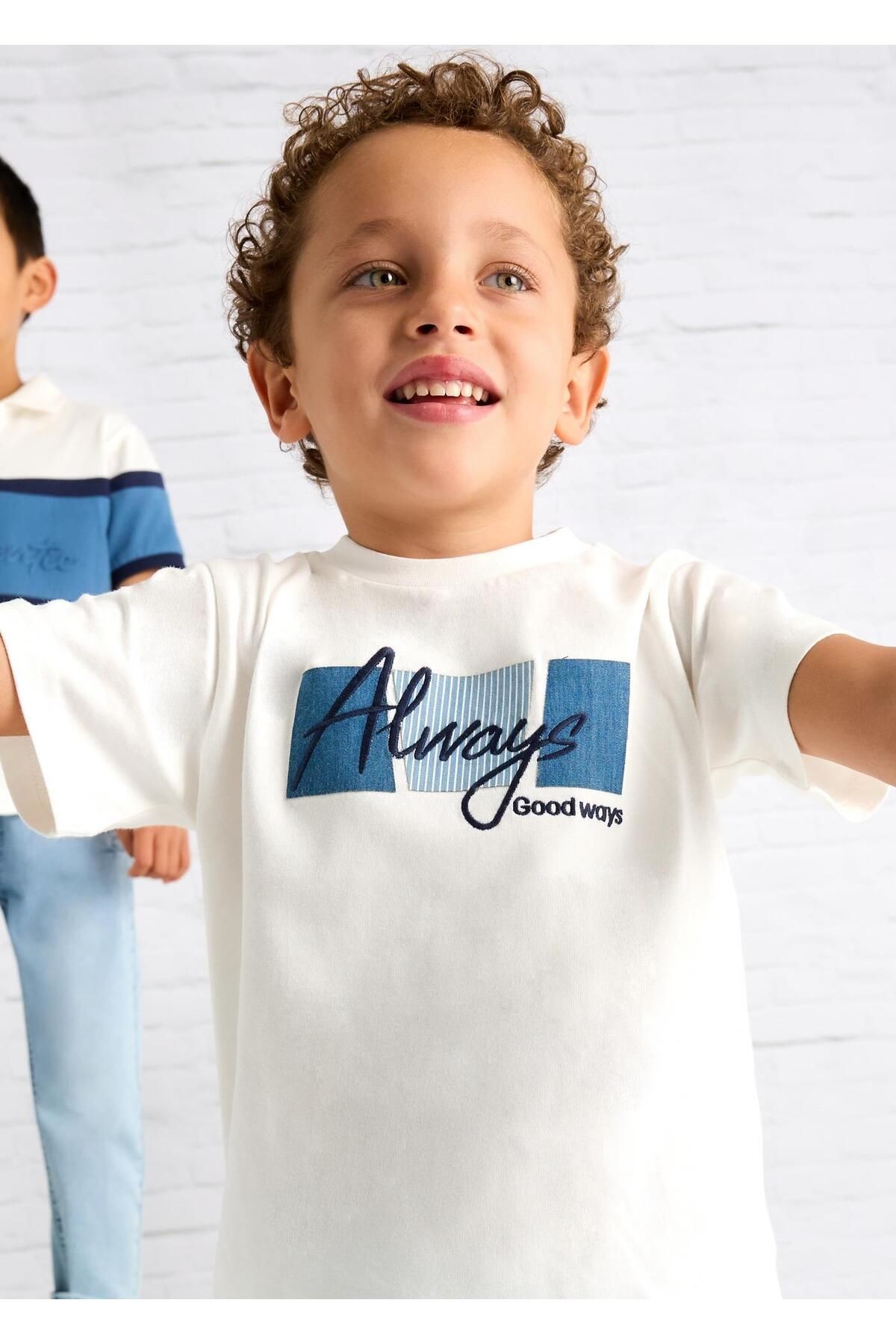 Erkek Çocuk Baskılı Tshirt