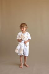 Pure White Boy Uyku Arkadaşlı Pijama Seti
