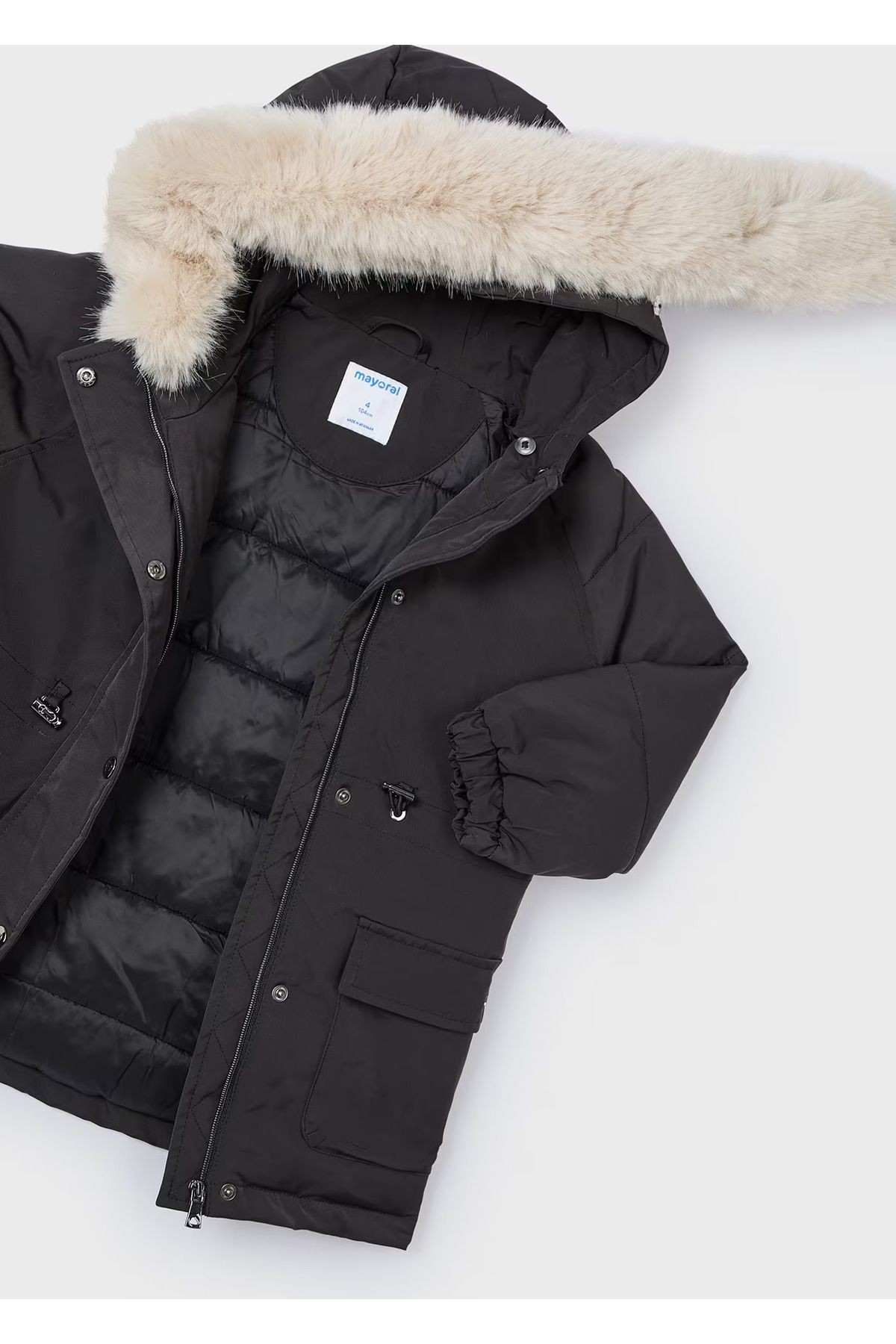 4493 KIZ ÇOCUK PARKA MONT