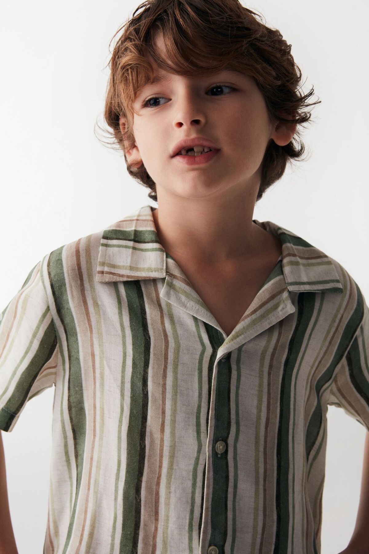 Nk Yeşil Olivia Gömlek ( 4-8 Size )