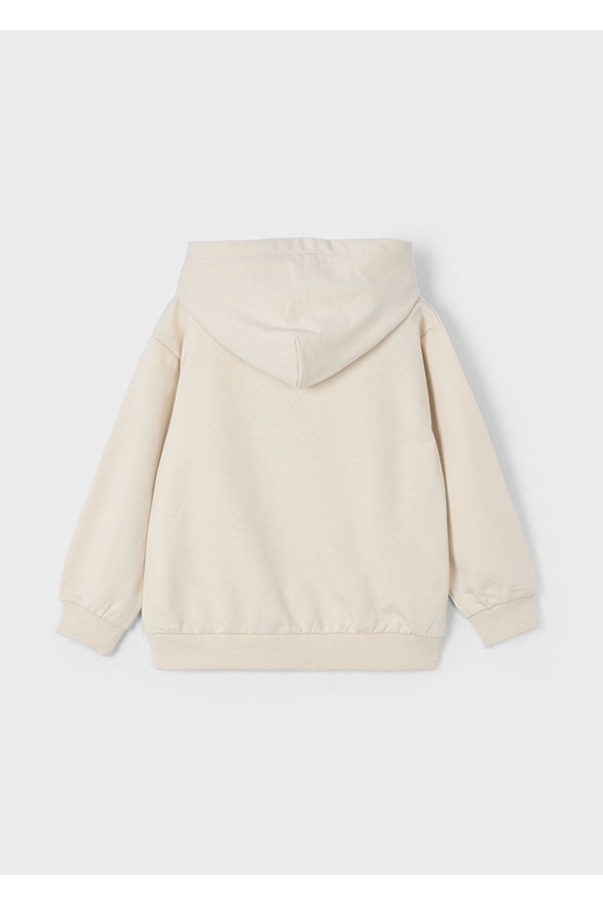 04-10 Yaş Bej Erkek Çocuk  Kapşonlu Sweat - Bej