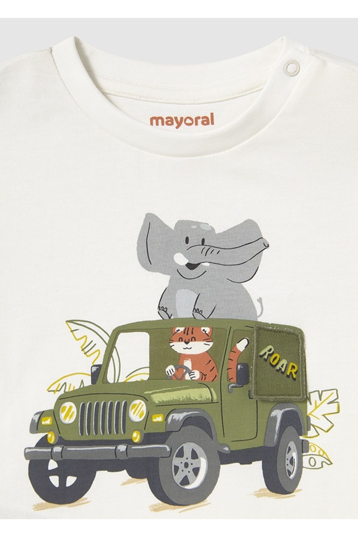 01-04 YAŞ ARASI MAYORAL ERKEK BEBEK T-SHIRT - EKRU