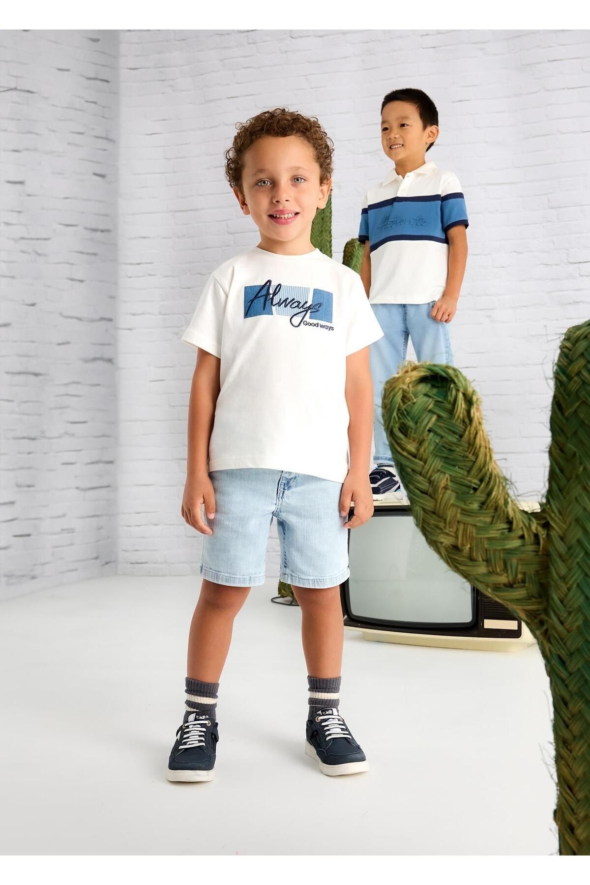 Erkek Çocuk Baskılı Tshirt
