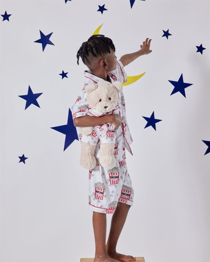 Pop Corn Uyku Arkadaşlı Pijama Seti