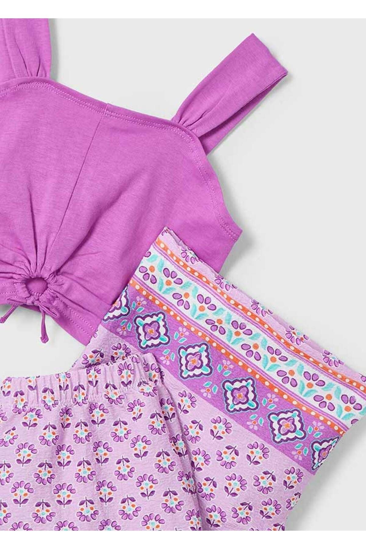 4-10 YAŞ PEMBE PANTOLONLU TAKIM - PEMBE