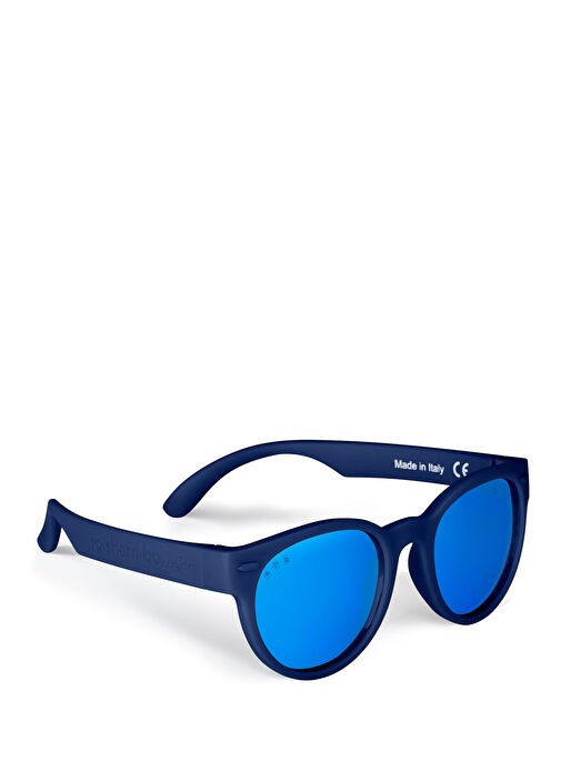 Roshambo Eyewear - Round Model Simon Lacivert Aynalı Çocuk Güneş Gözlüğü - Lacivert