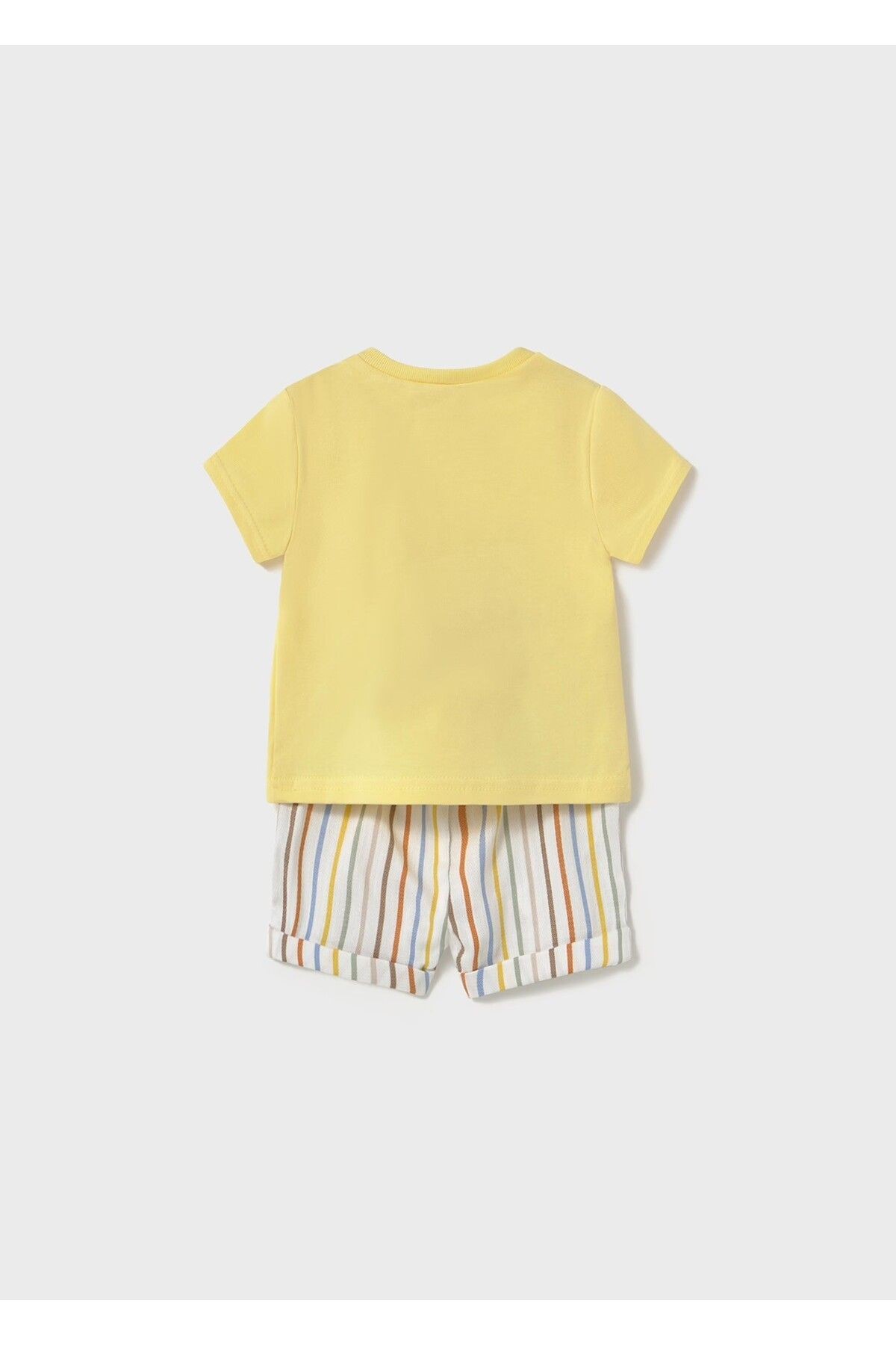 Erkek Bebek Kısa Kol T-shirt Şort 2'li Set