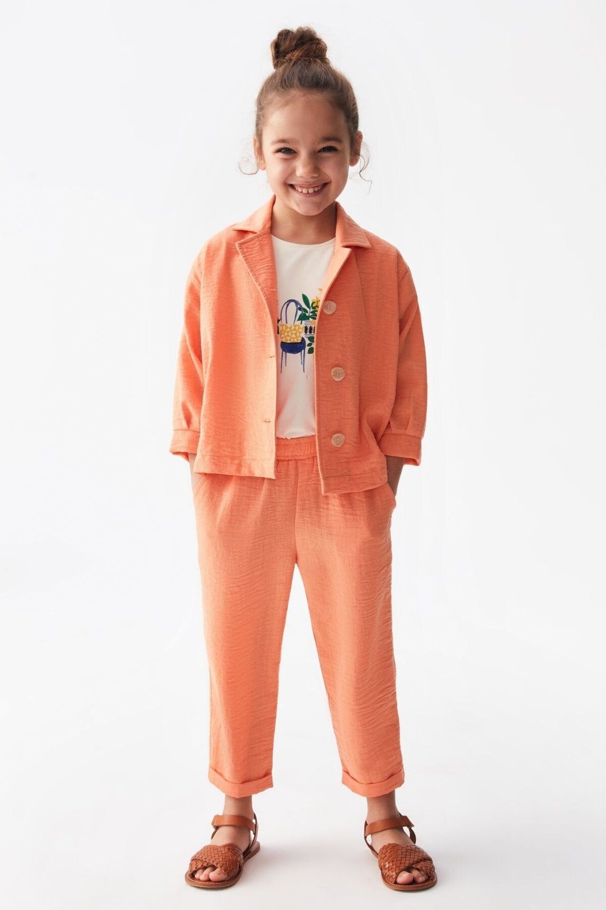 Nk Turuncu Tunus Gömlek ( 4-8 Size )