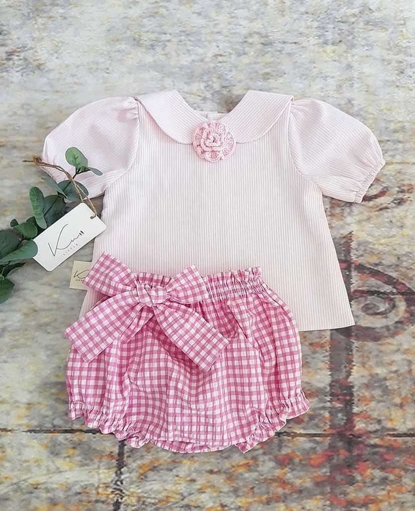 Little Ku Kız Bebek Alt Üst Takım