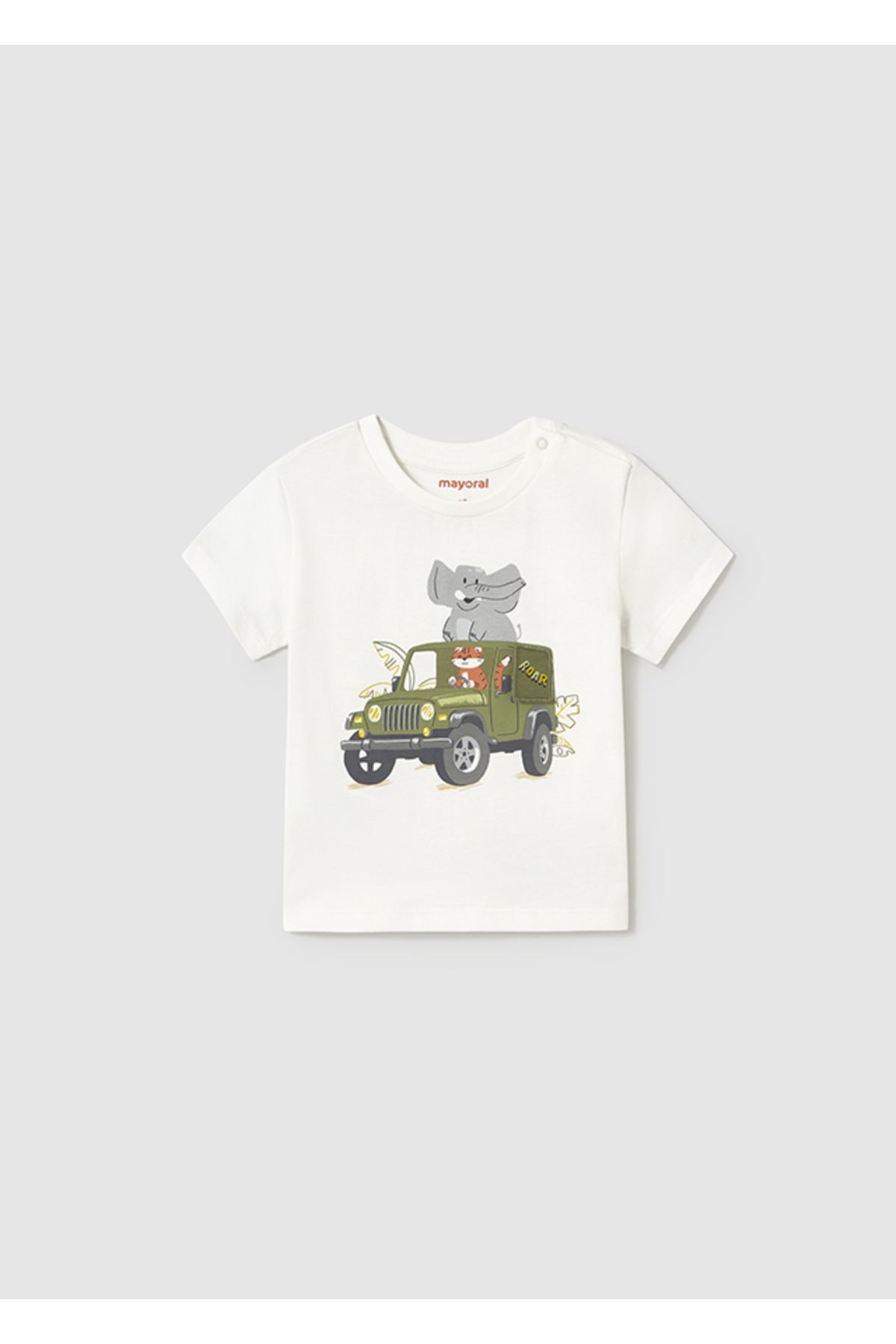 01-04 YAŞ ARASI MAYORAL ERKEK BEBEK T-SHIRT - EKRU